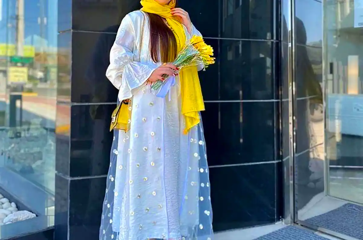 مانتو بلند مناسب مهمانی
