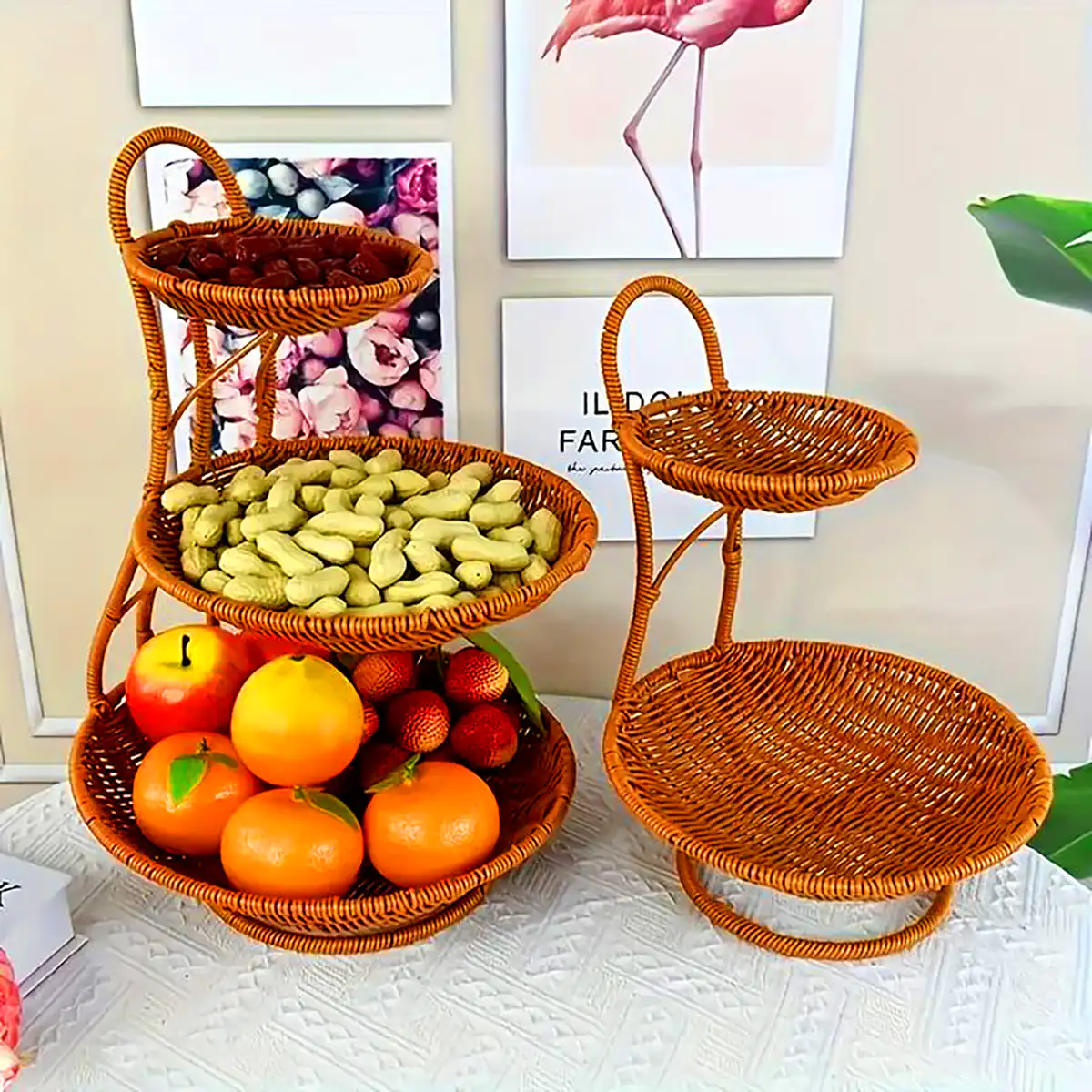 میوه خوری شیک حصیری