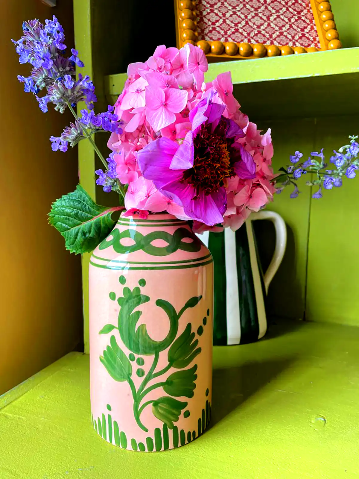 گلدون رنگی دکوری
