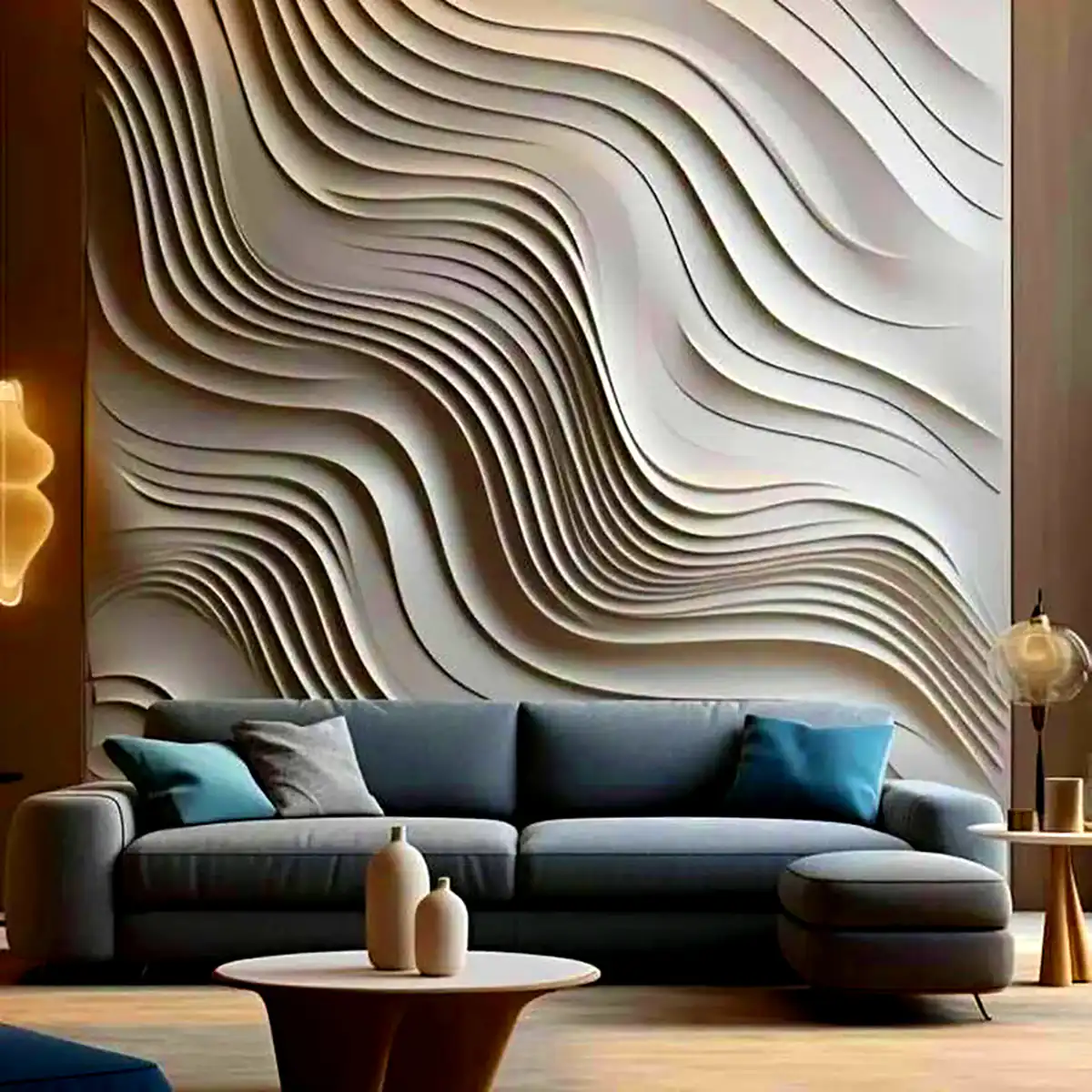 دیزاین دیوار پذیرایی مدرن