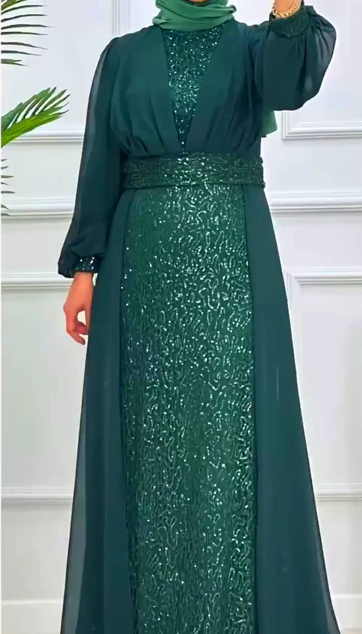 پیراهن مجلسی لمه ساده