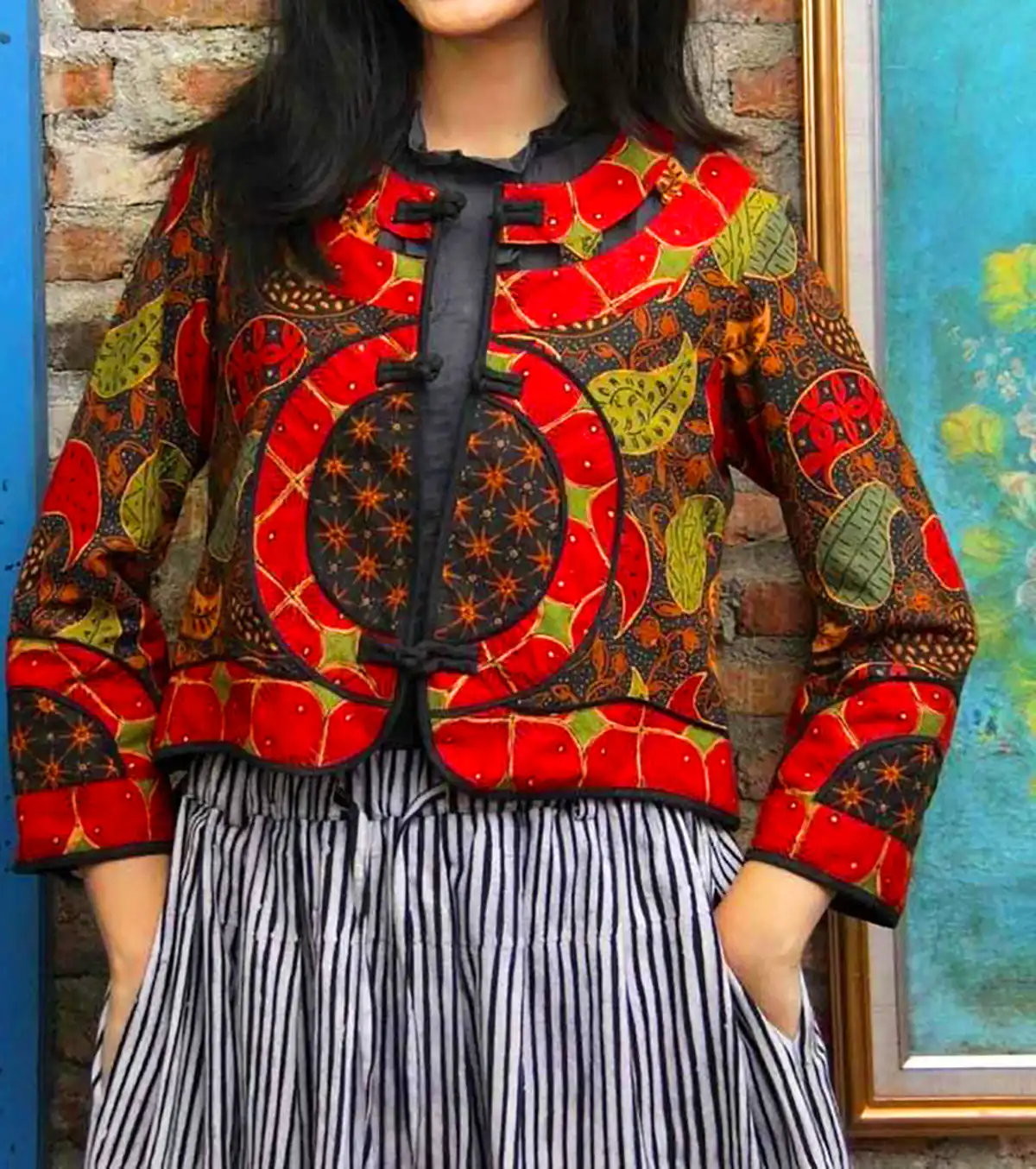 مانتو سنتی با طراحی خاص