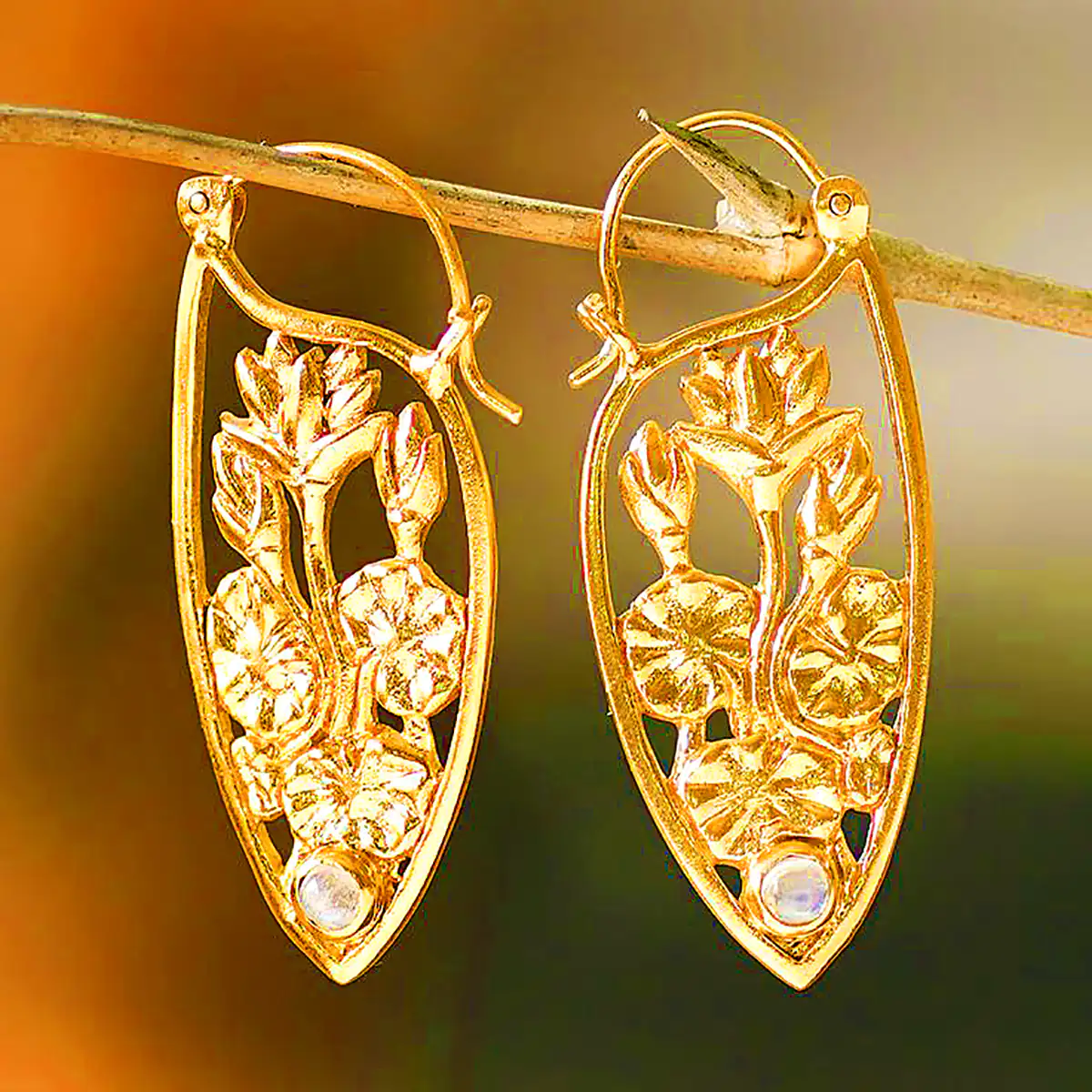 گوشواره طلا سبک بوهومی