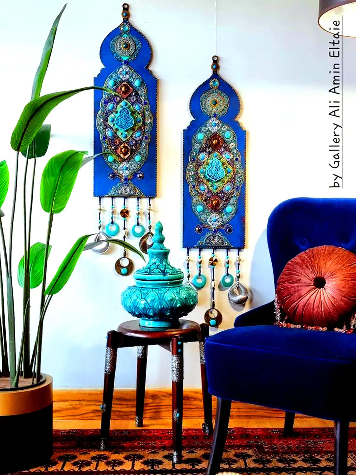 تابلو فرش دیواری سنتی 