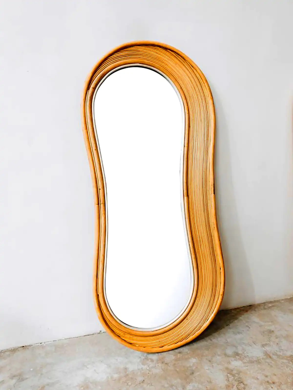 آینه قدی حصیری مشبک