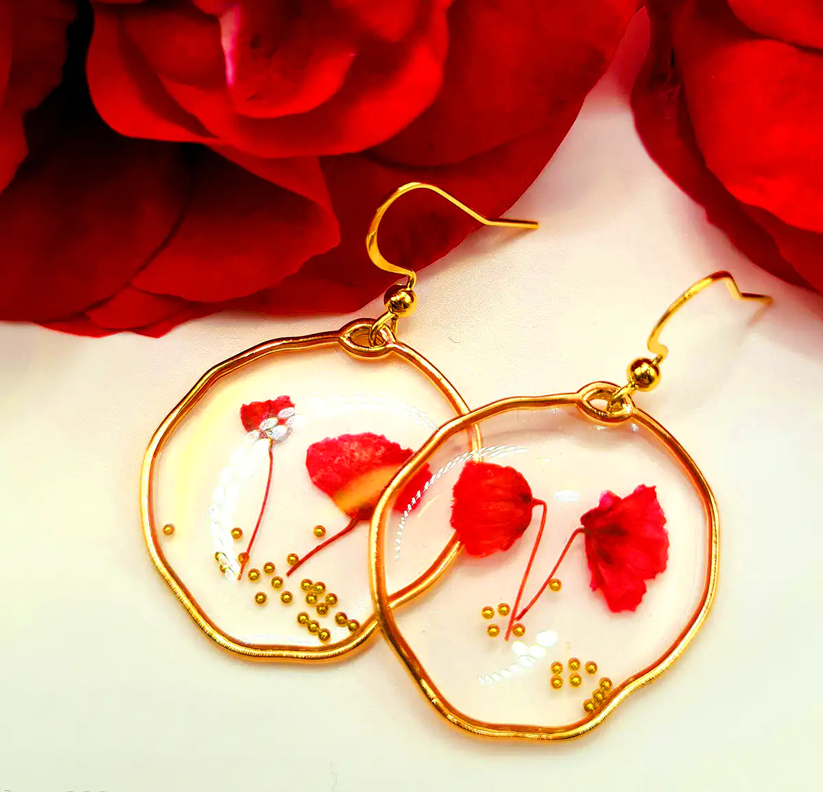 گوشواره رزینی مدرن