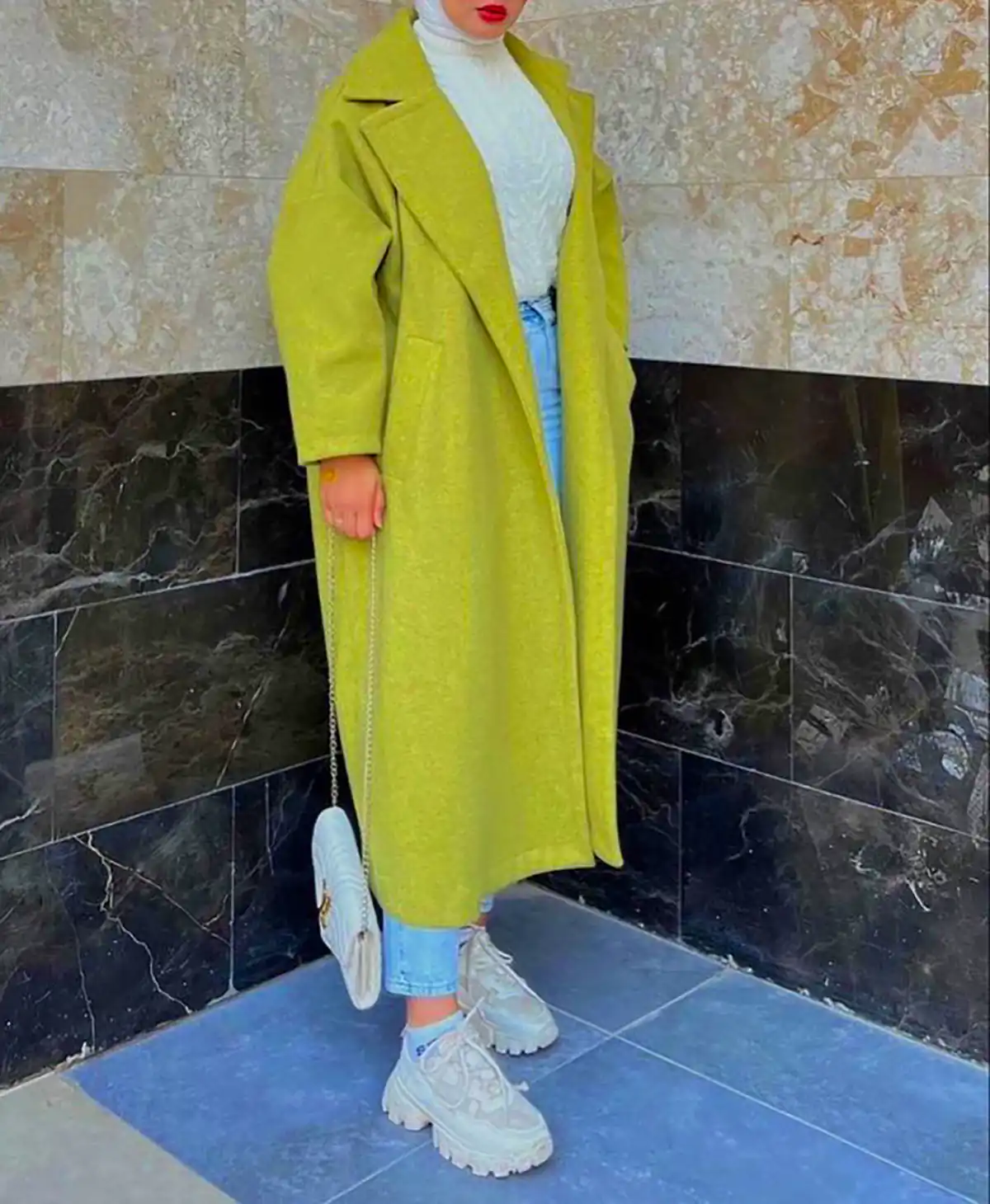 استایل شیک و زمستونی با پالتو