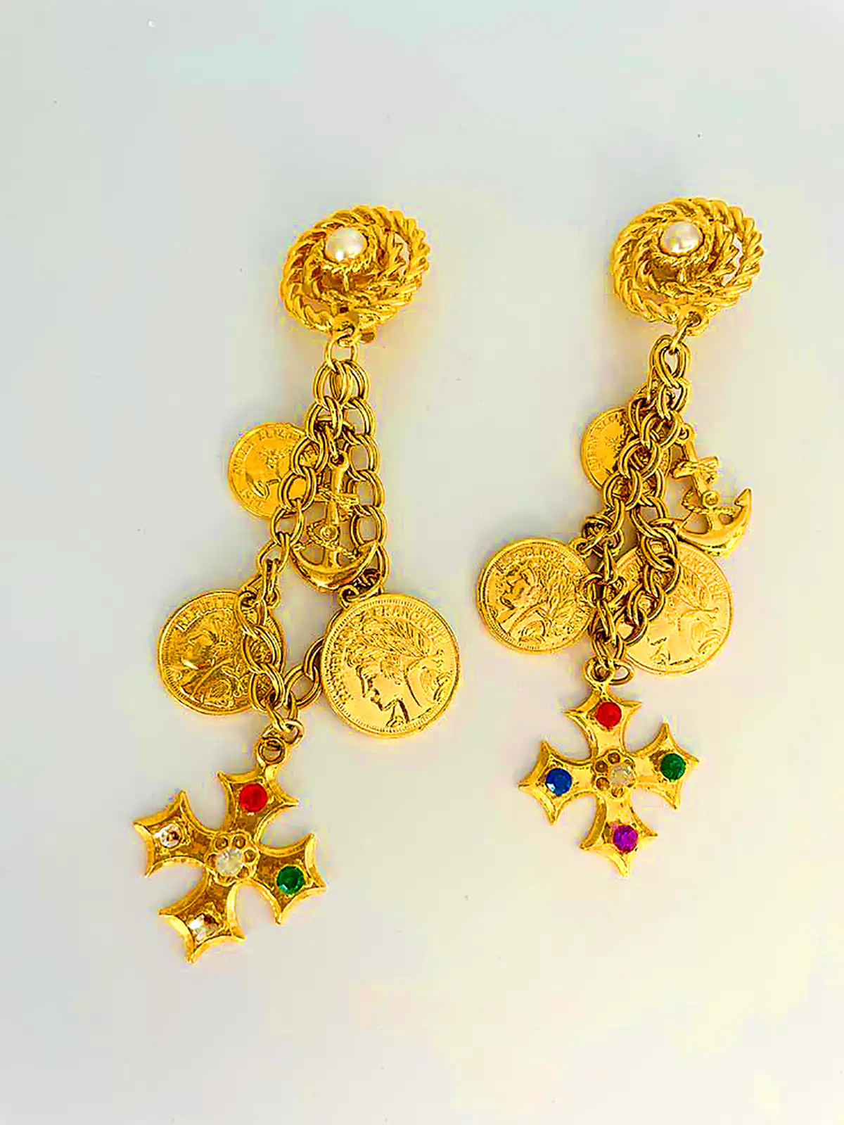 گوشواره سکه ای طلا