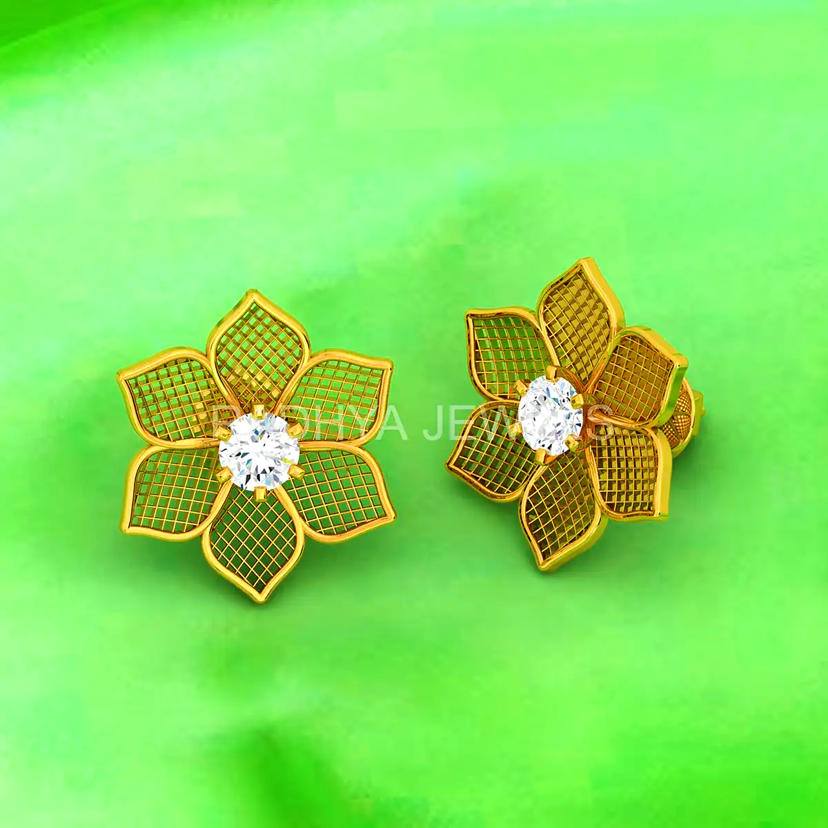 گوشواره میخی مدرن و زیبا