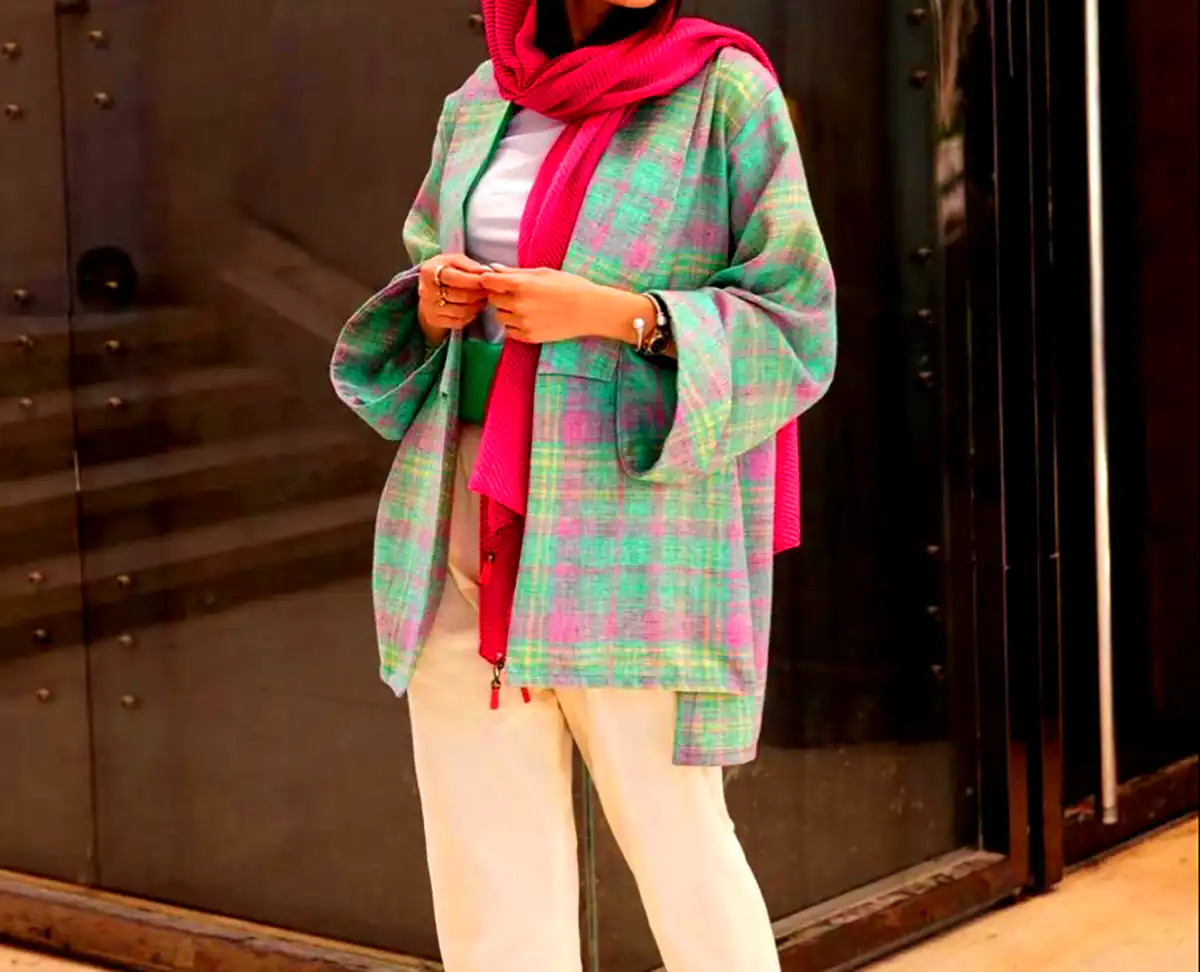 مانتو رنگی مد روز