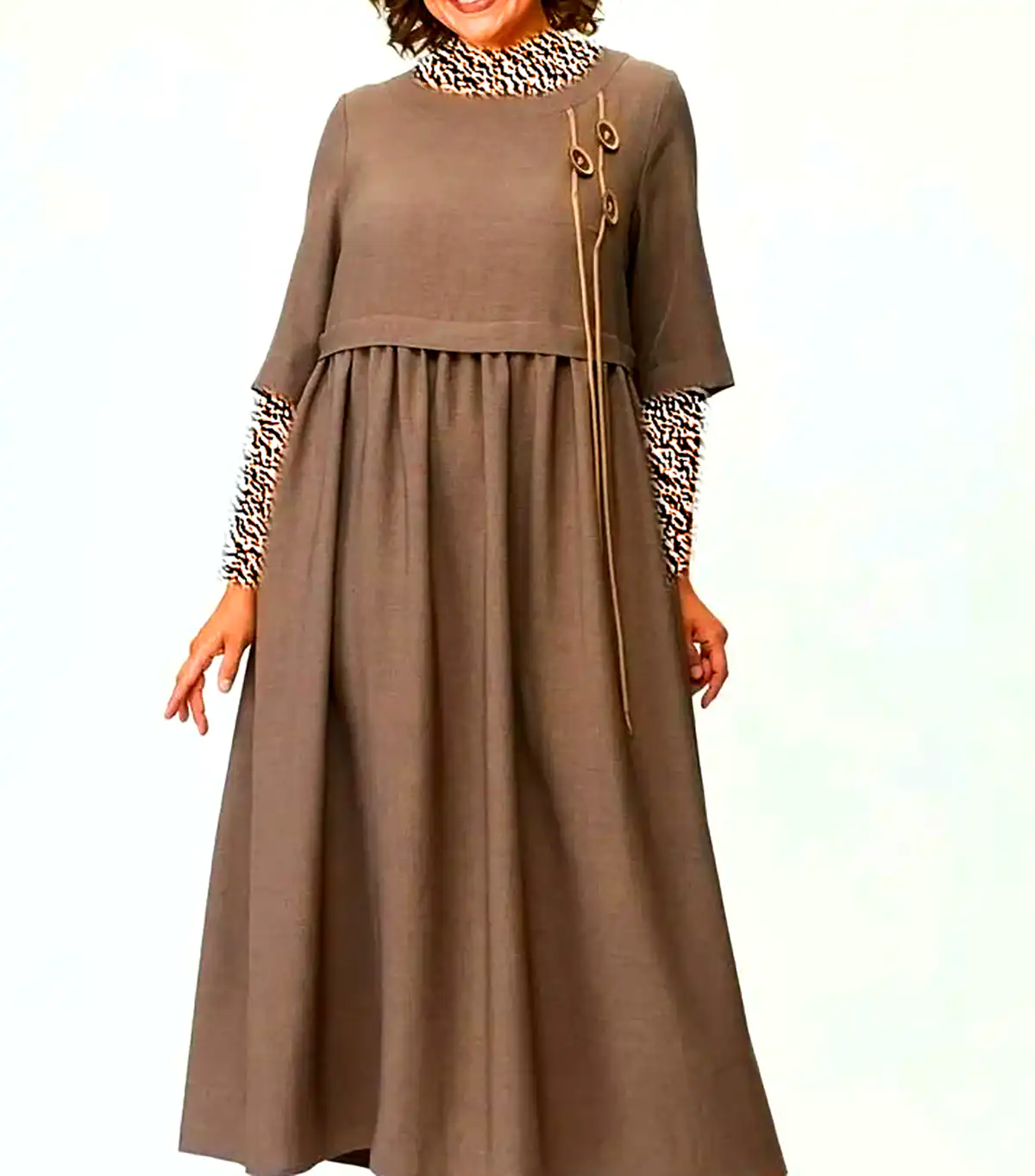 مانتو پیراهنی شیک زنانه