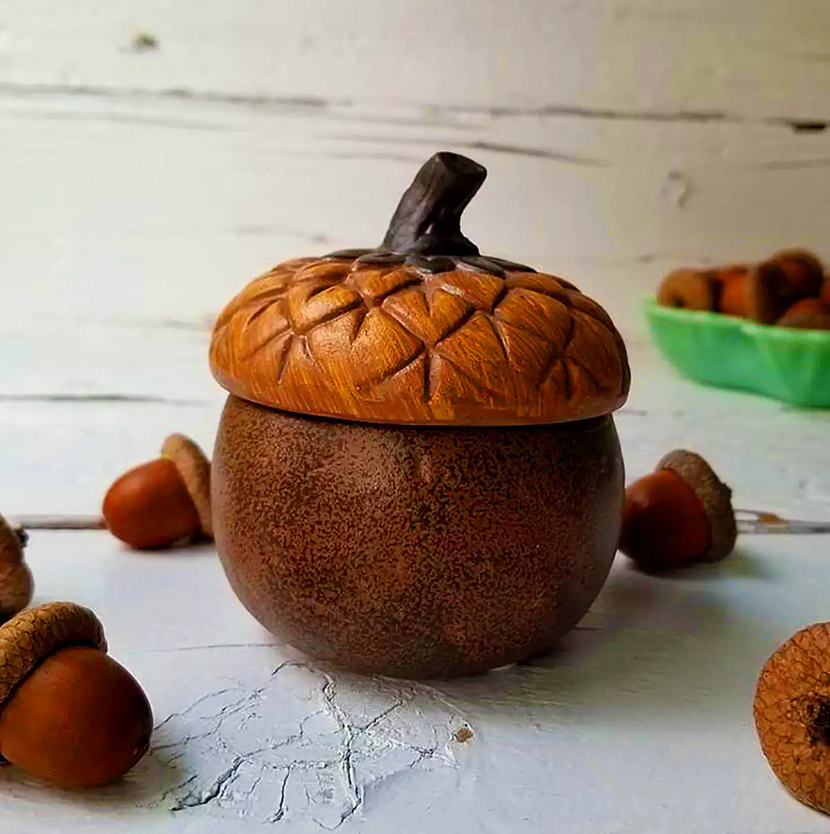 ظرف بلوطی فانتزی