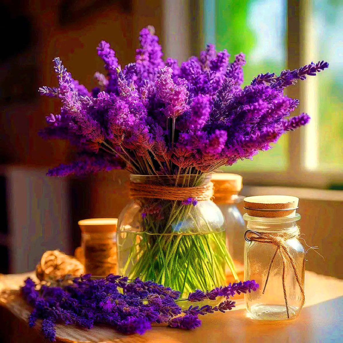 گلدون تزئینی گل بنفشه