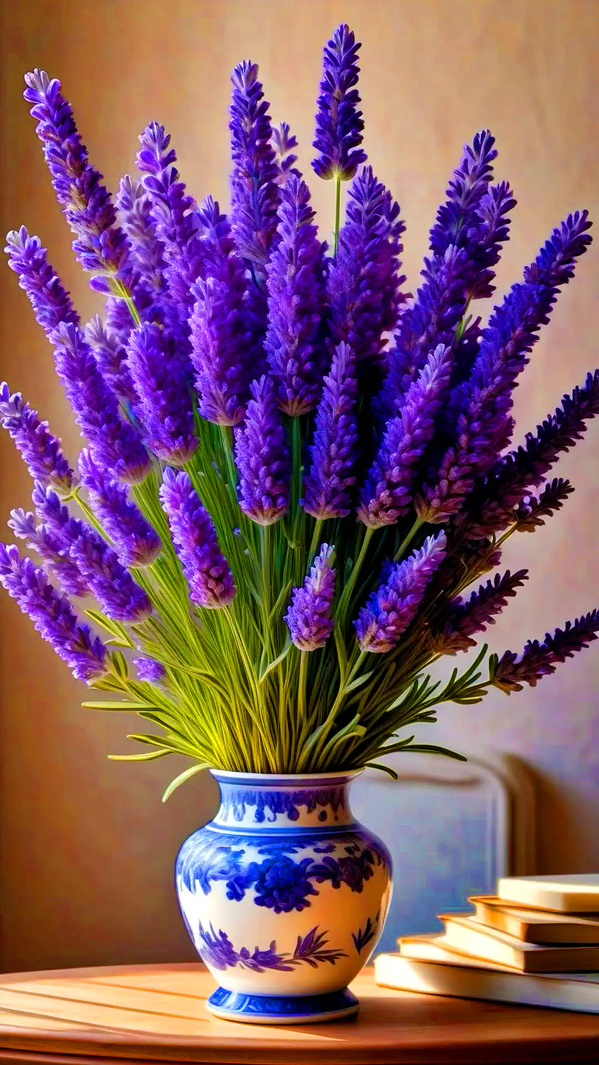 گلدون تزئینی گل بنفشه