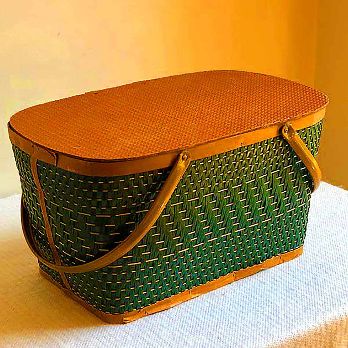 سبد پیک نیک حصیری