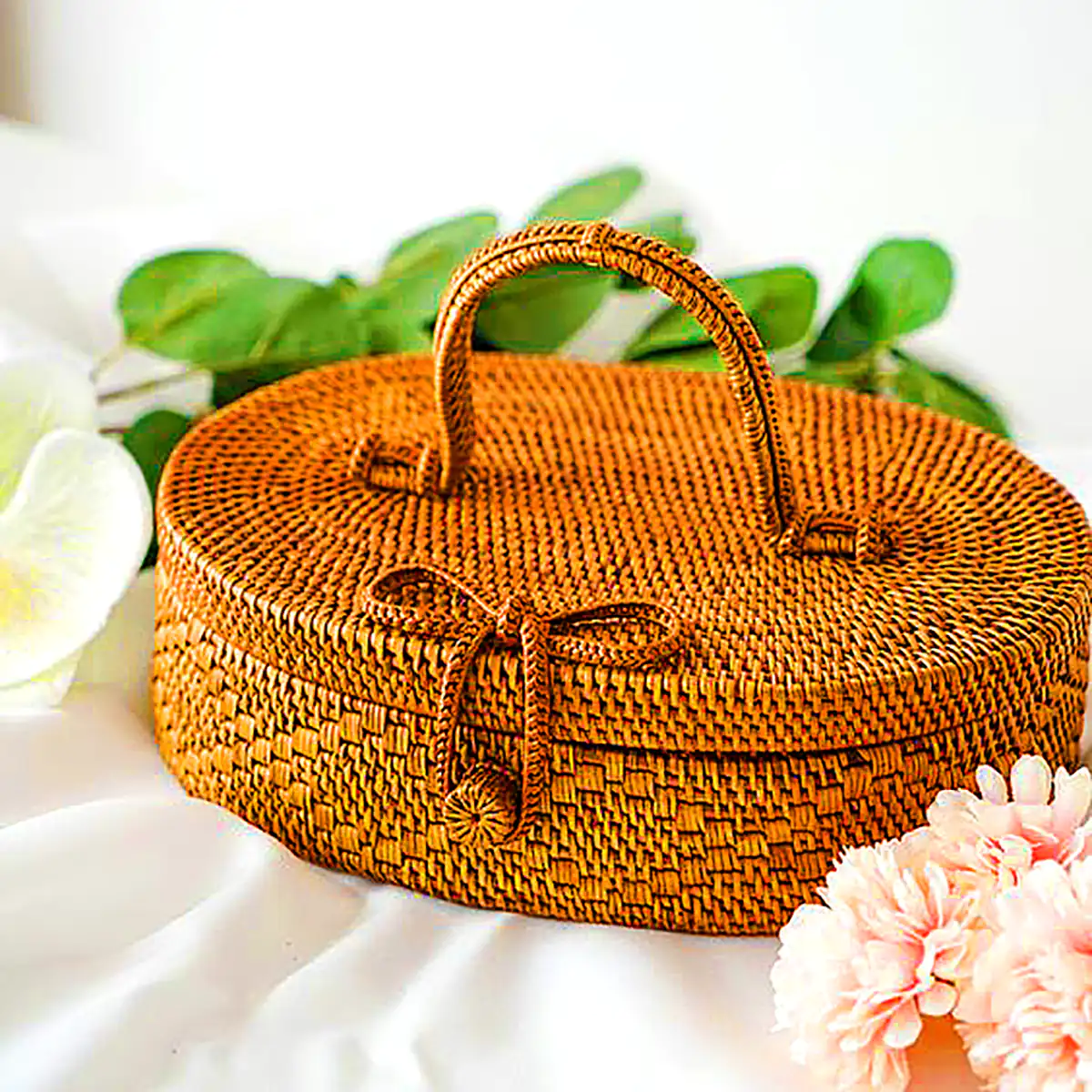 سبد پیک نیک حصیری