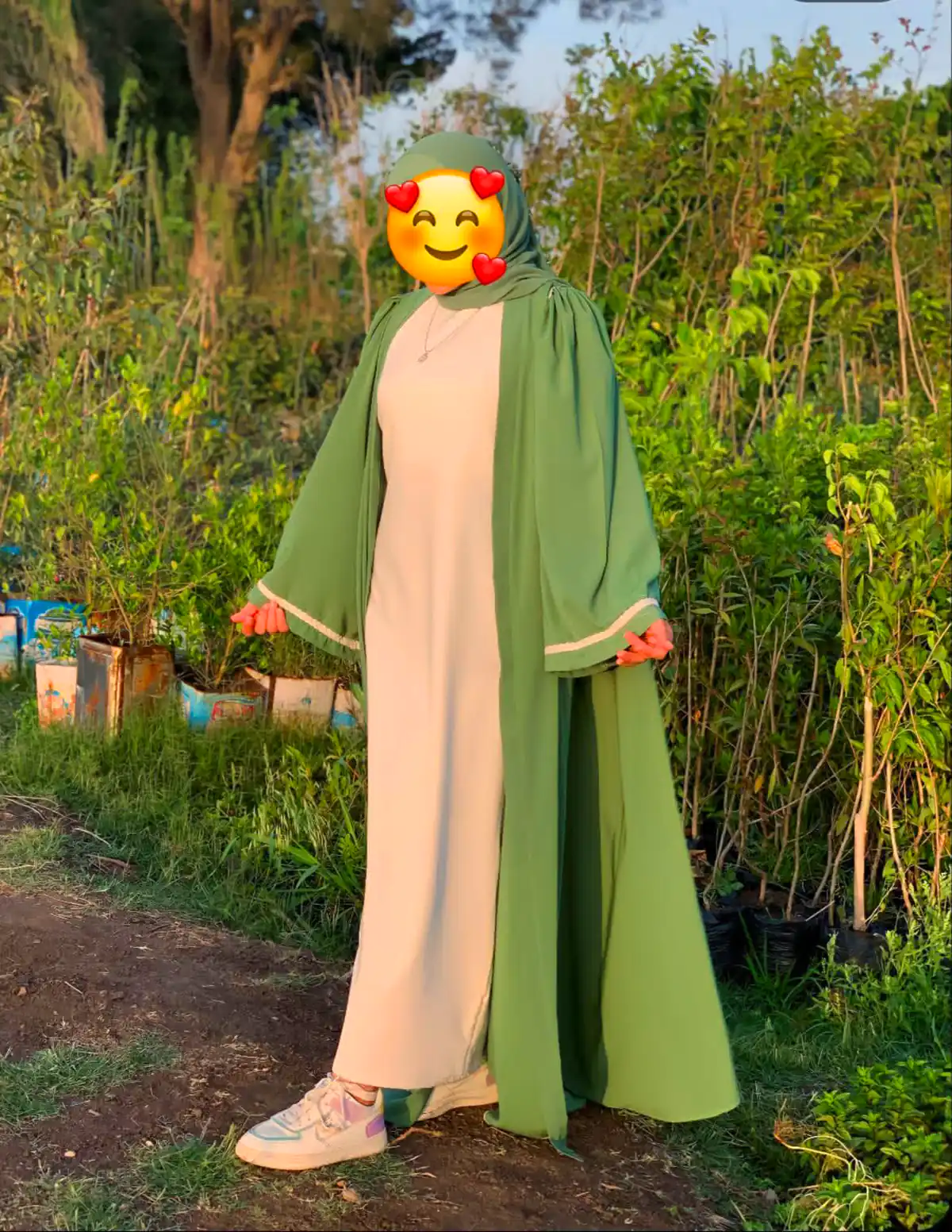 عبا جلو بسته رنگی