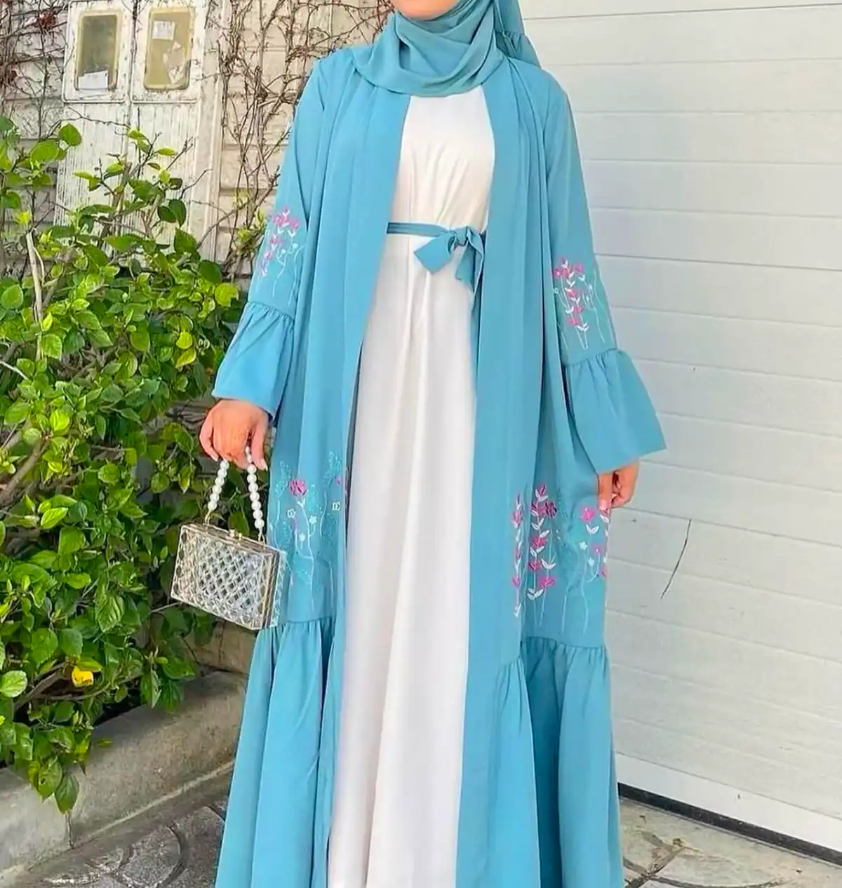 عبا جلو بسته رنگی