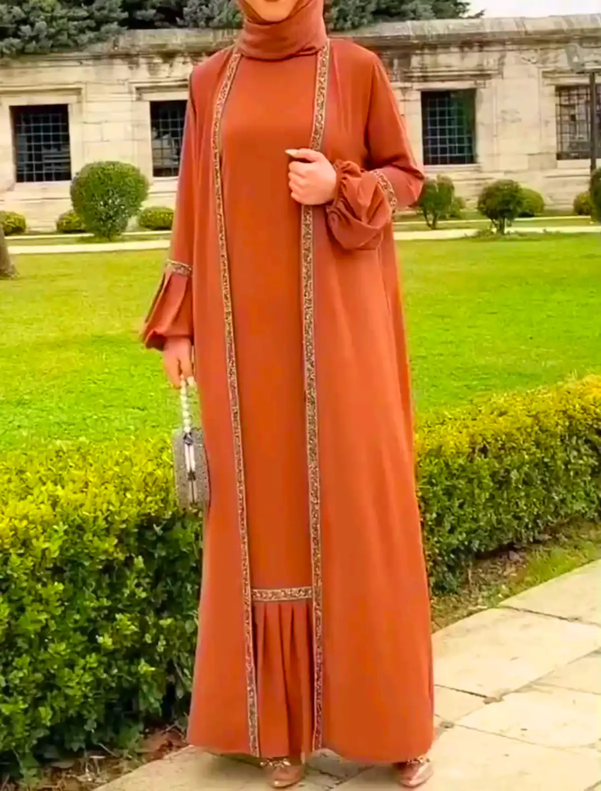 عبا جلو بسته رنگی
