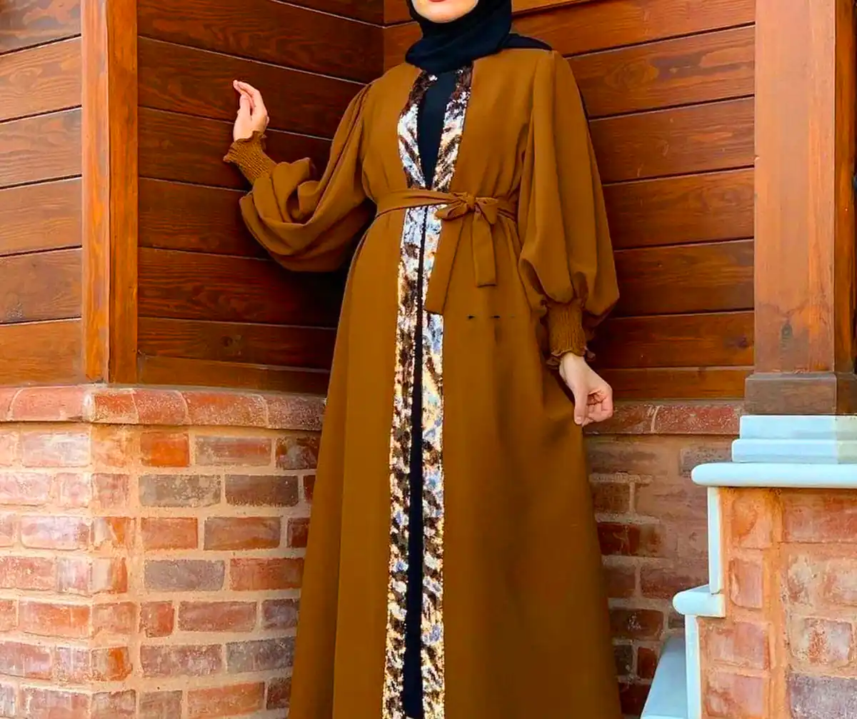 عبا جلو بسته رنگی