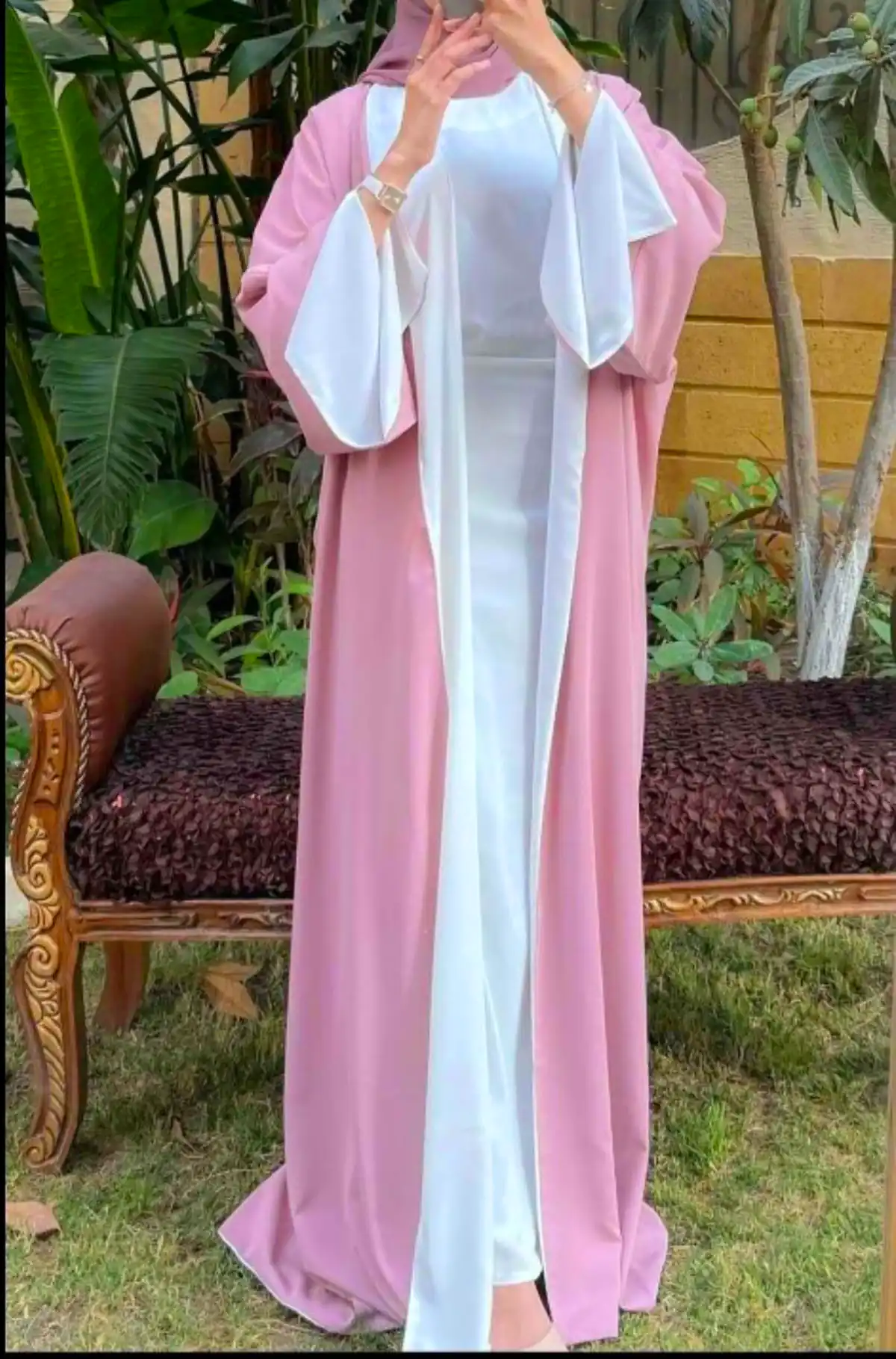 عبا جلو بسته رنگی