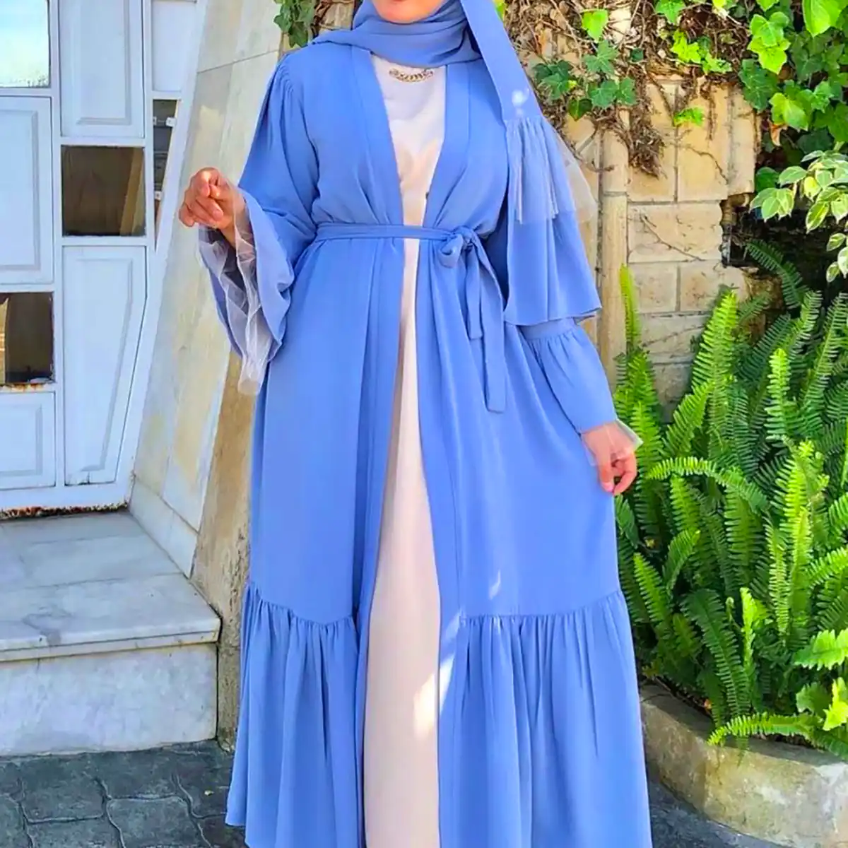 عبا جلو بسته رنگی