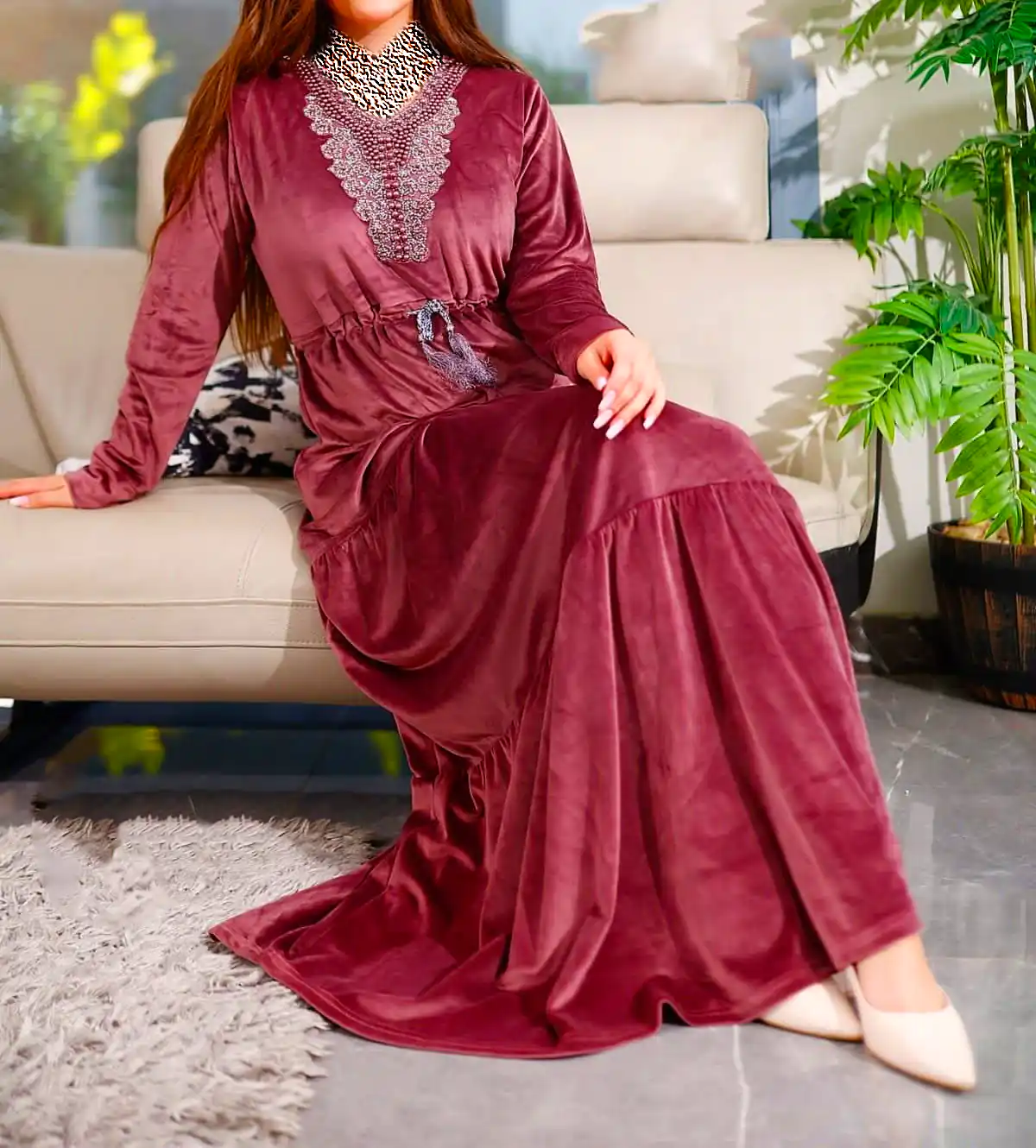 پیراهن مخمل جدید و شیک