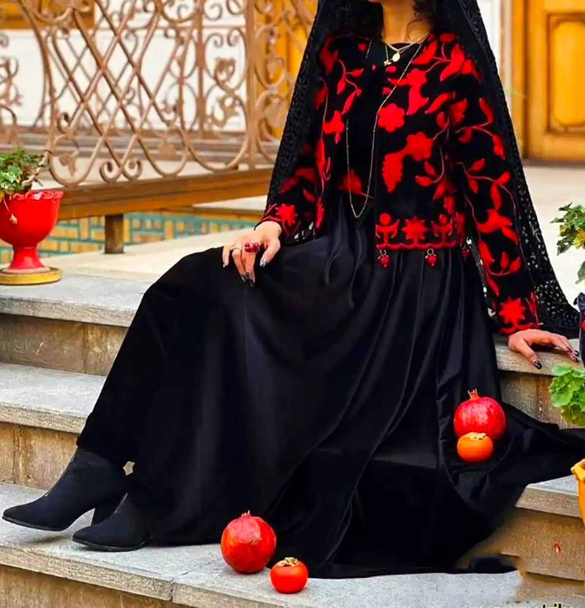 لباس شیک یلدایی زنانه