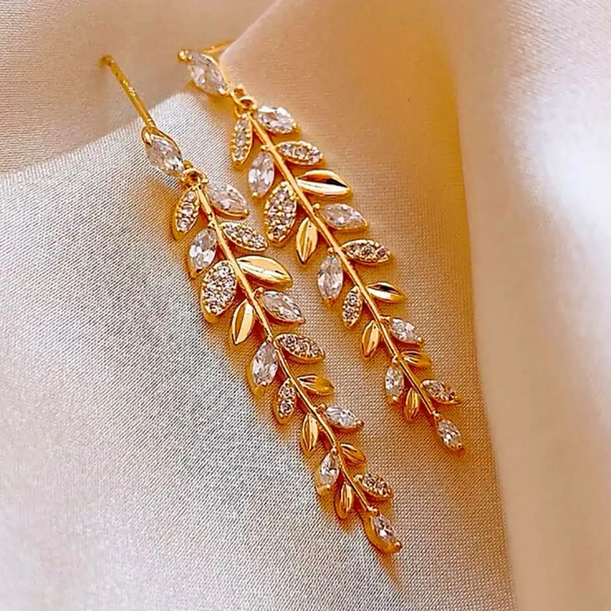 گوشواره آویز گندمی