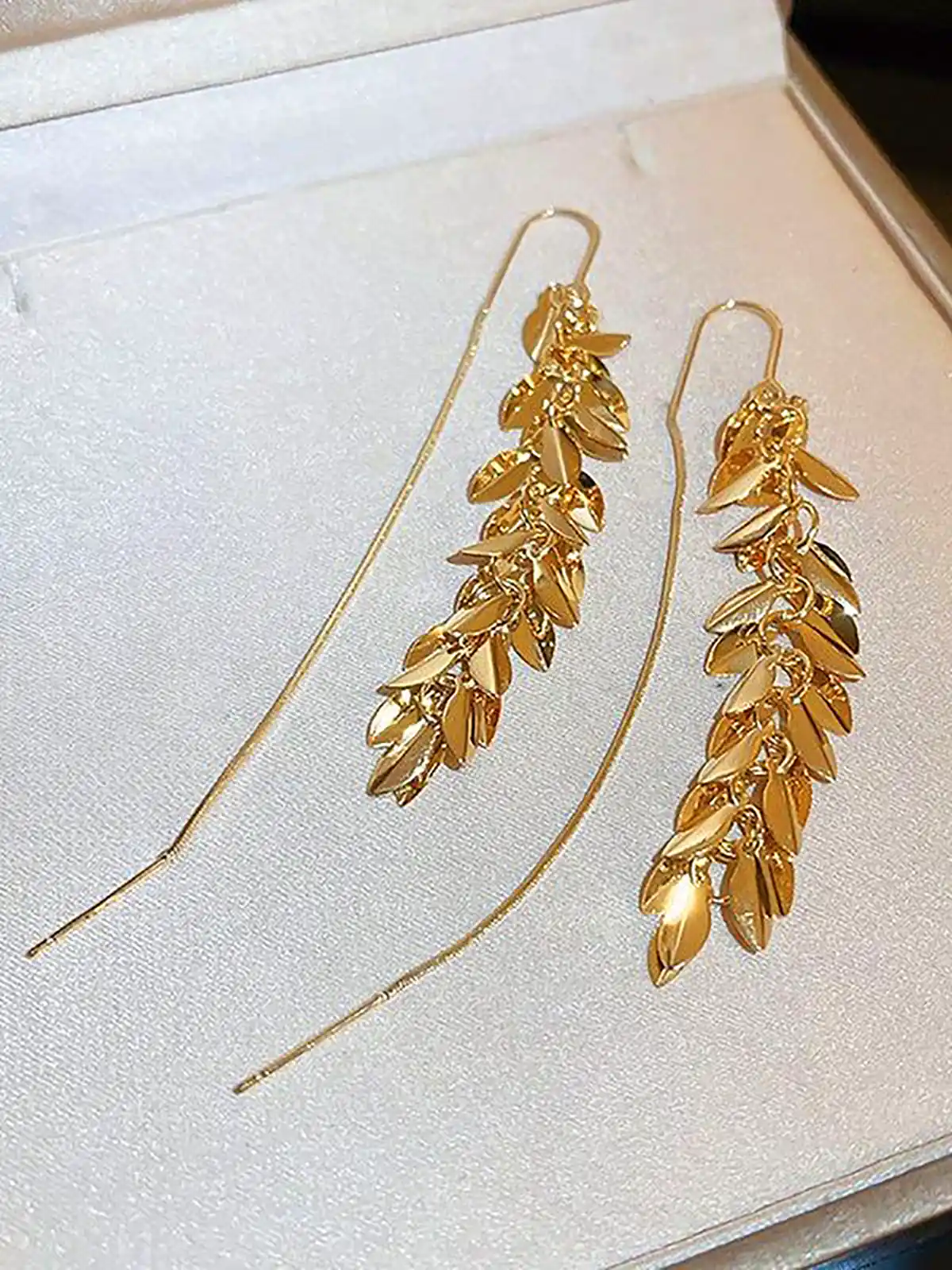 گوشواره آویز گندمی