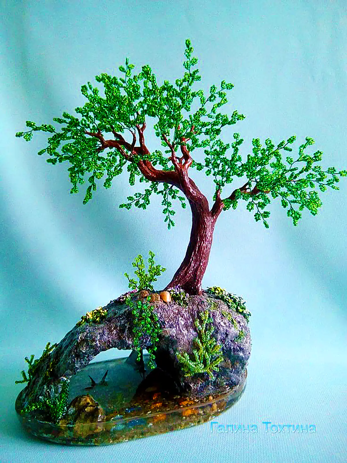 بونسای دکوری کریستالی