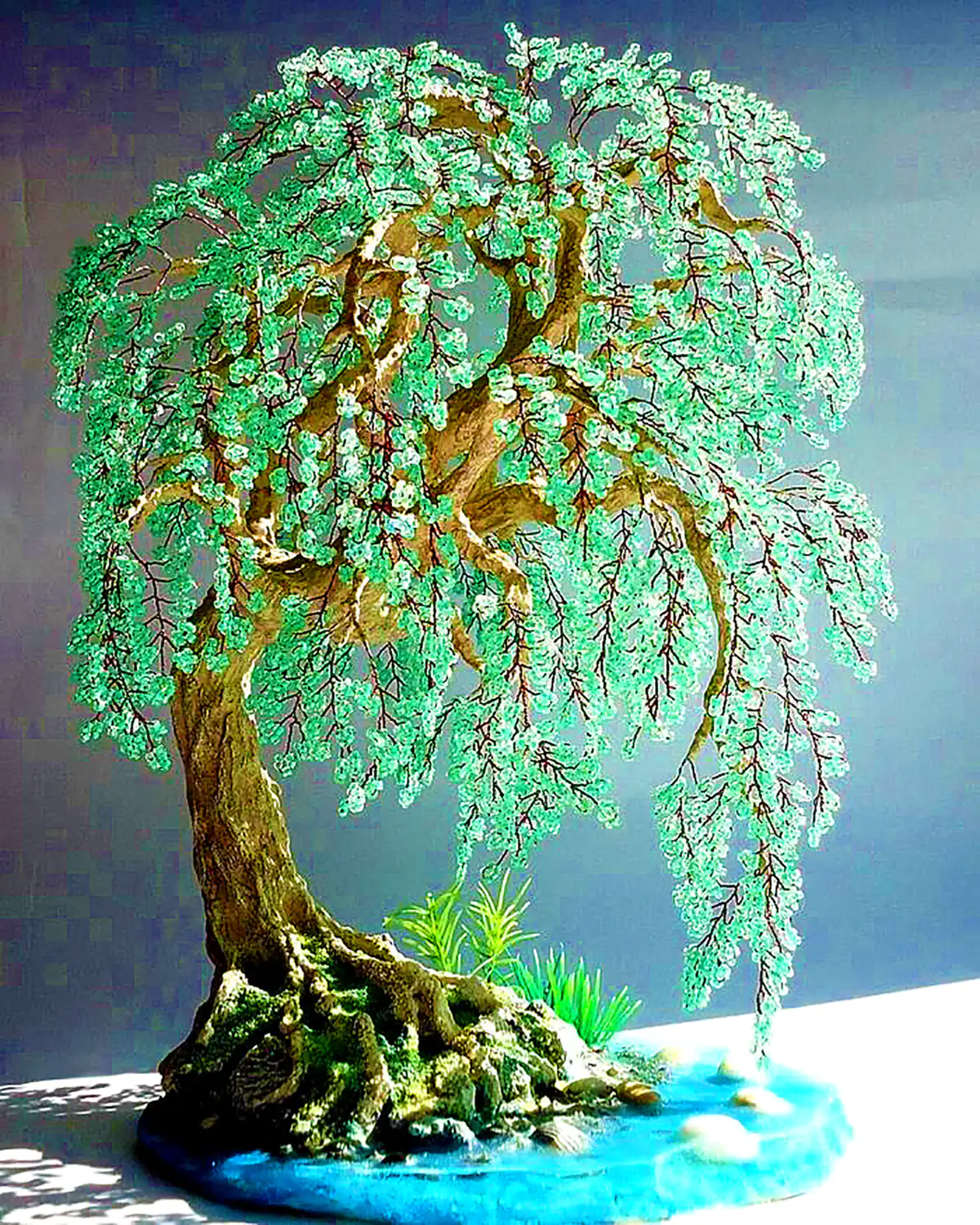 بونسای دکوری کریستالی