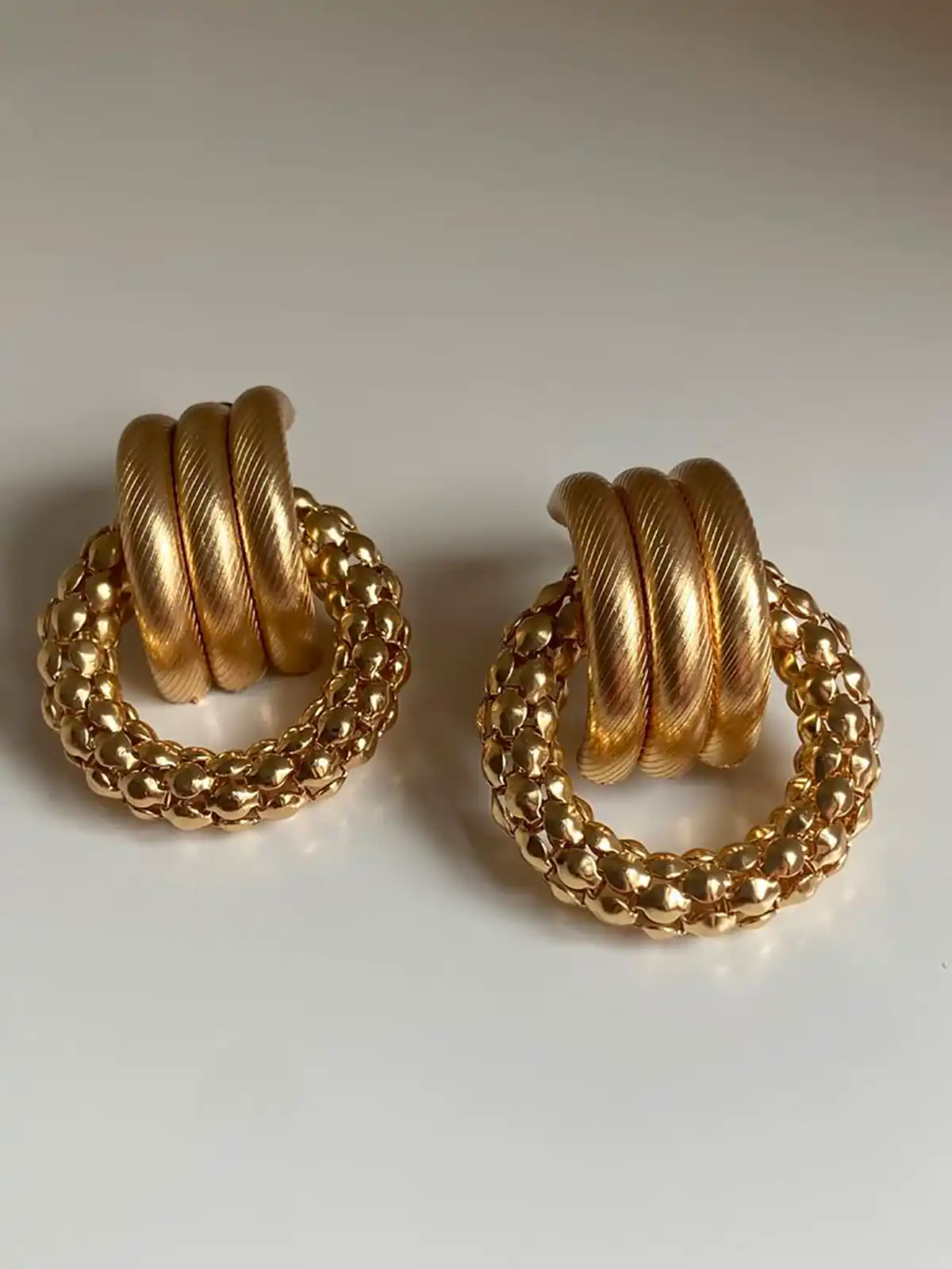 گوشواره مشبک حلقه ای