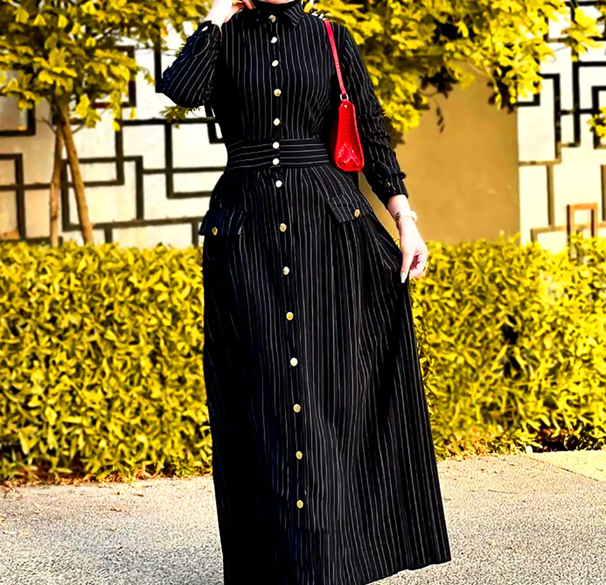 مانتو مشکی زنانه اورسایز