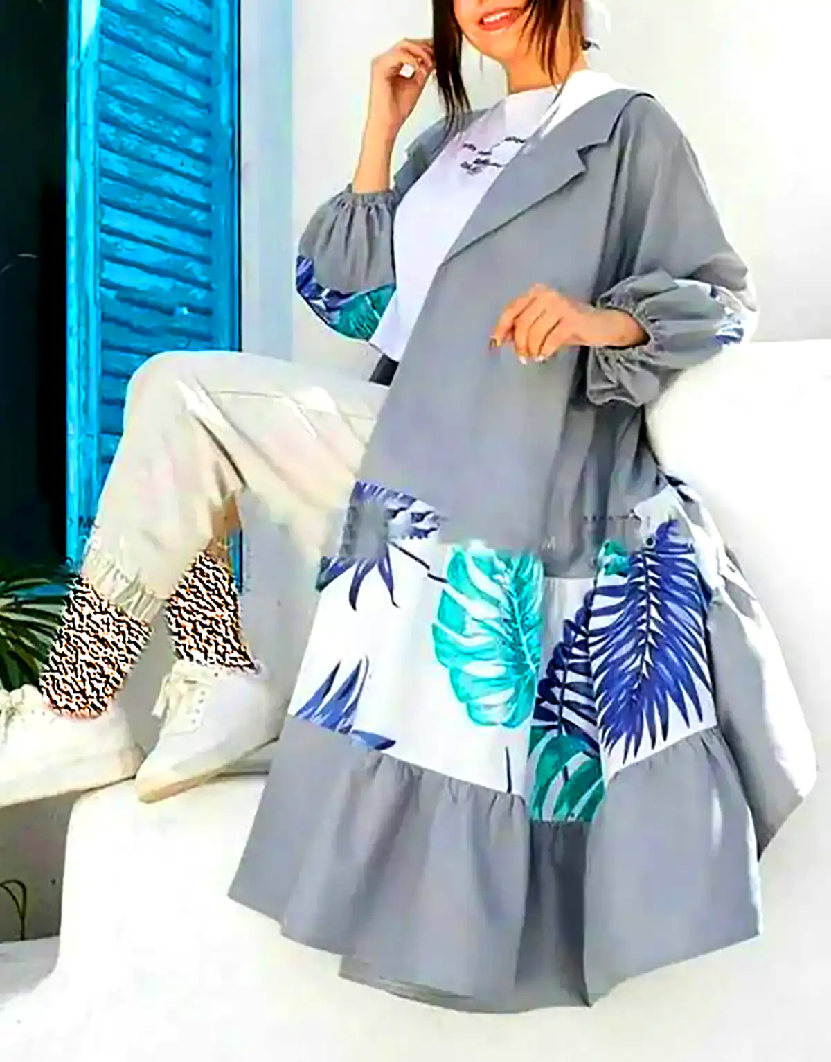 مانتو رنگی مد روز