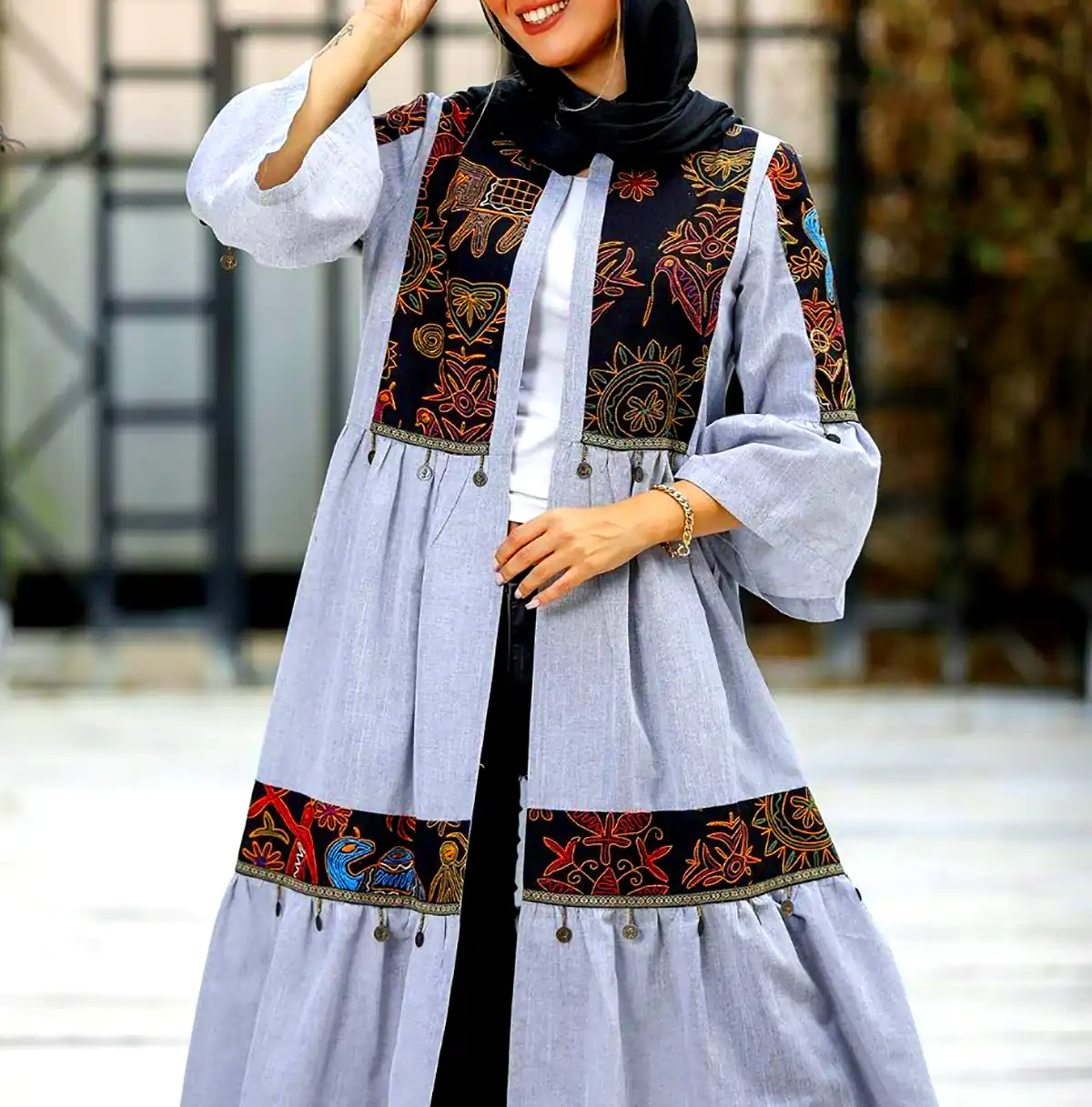 مانتو ترند نخی
