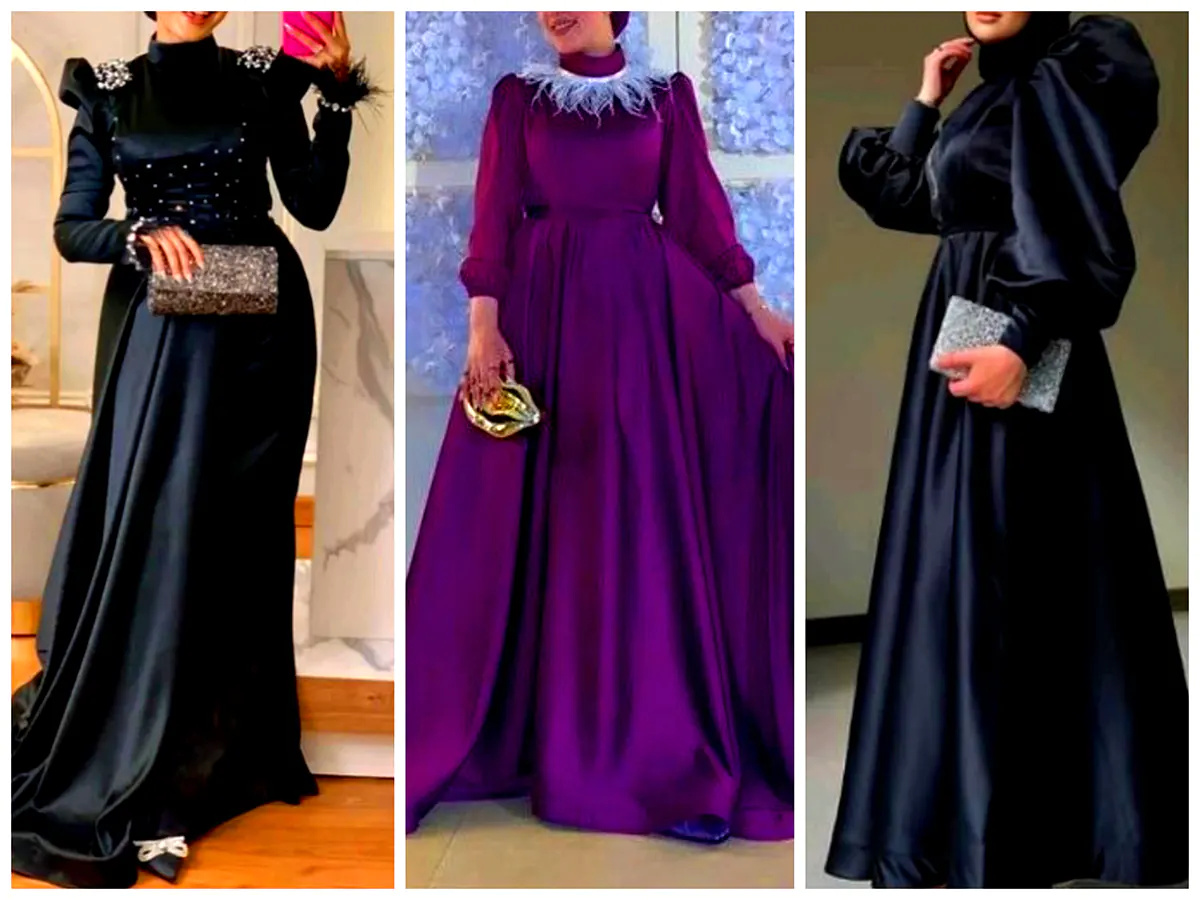پیراهن کلوش مجلسی (جدیدترین مدل های ترند امسال ۱۴۰۴ - ۲۰۲۵)