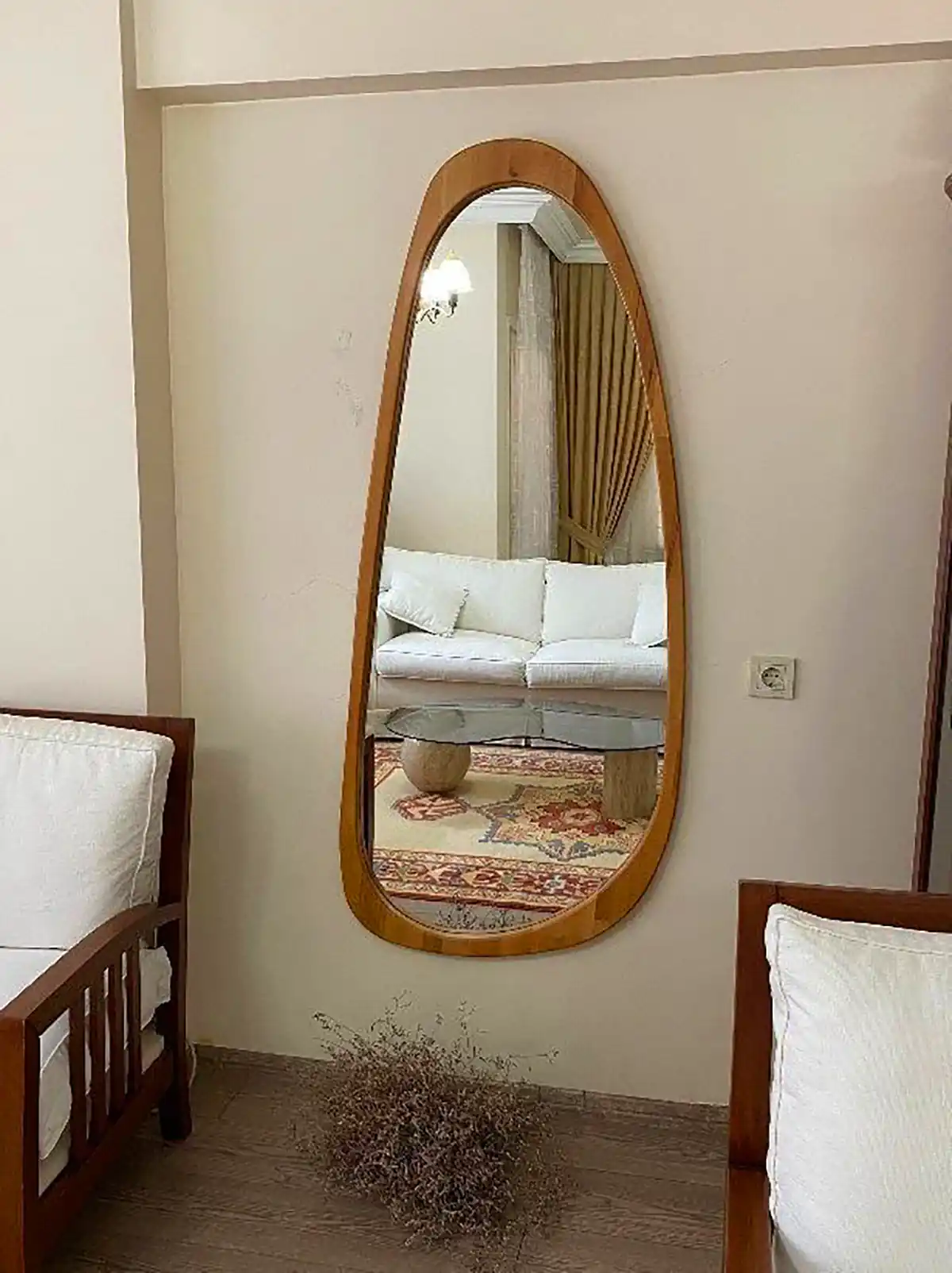 آینه قدی حصیری 