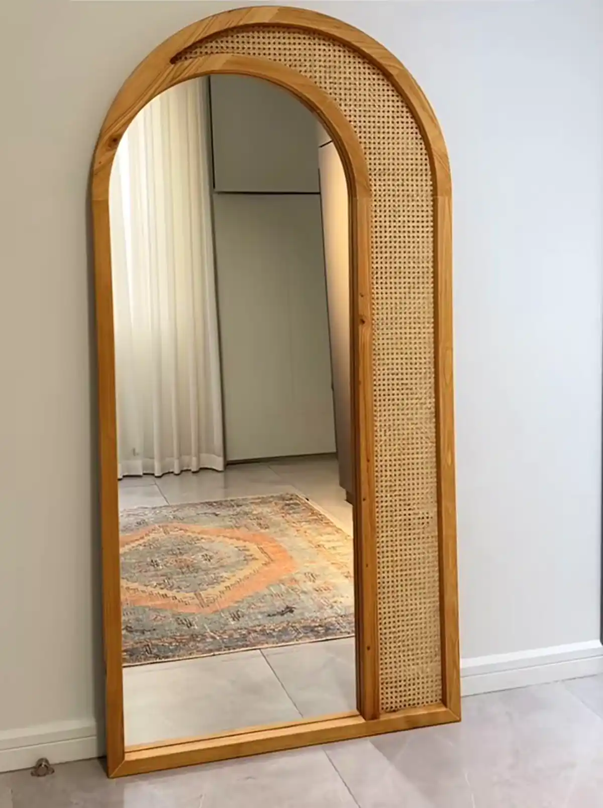 آینه قدی حصیری