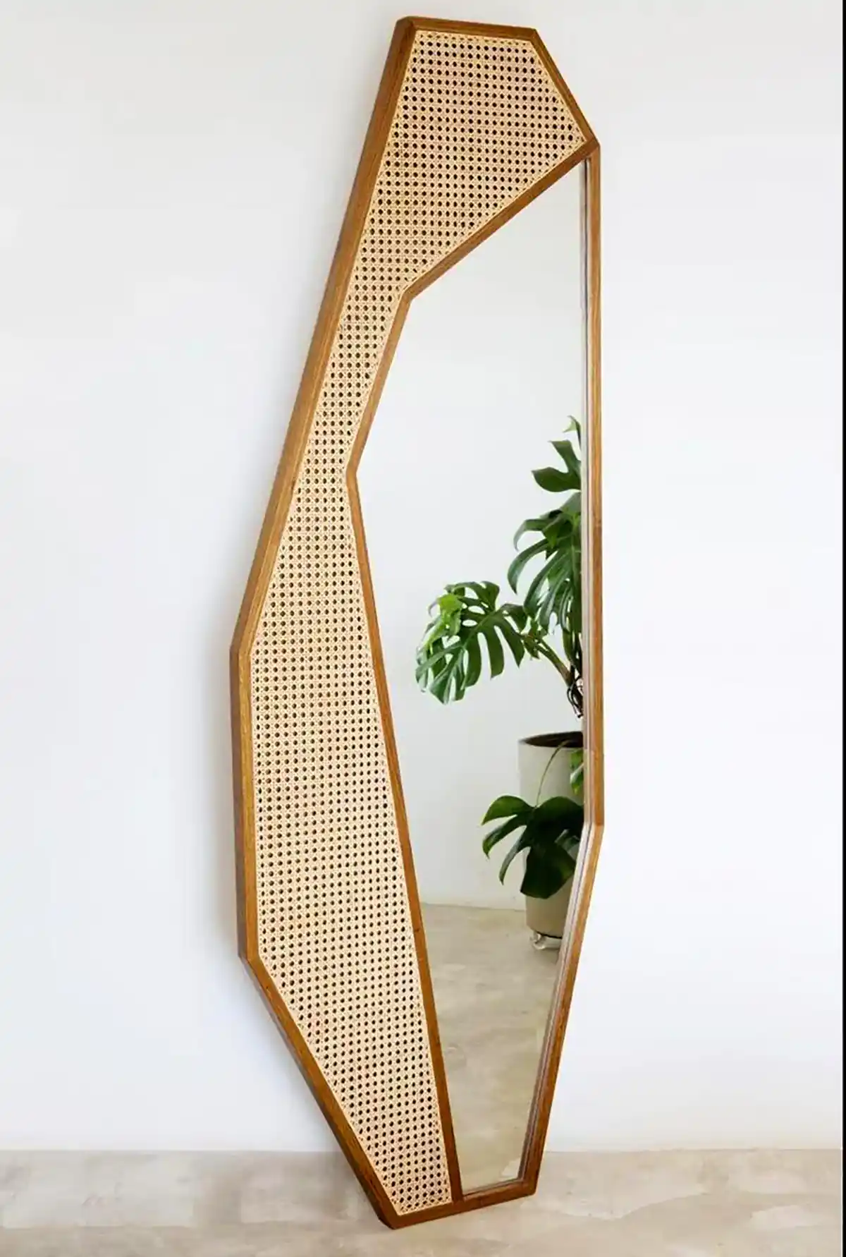 آینه قدی حصیری