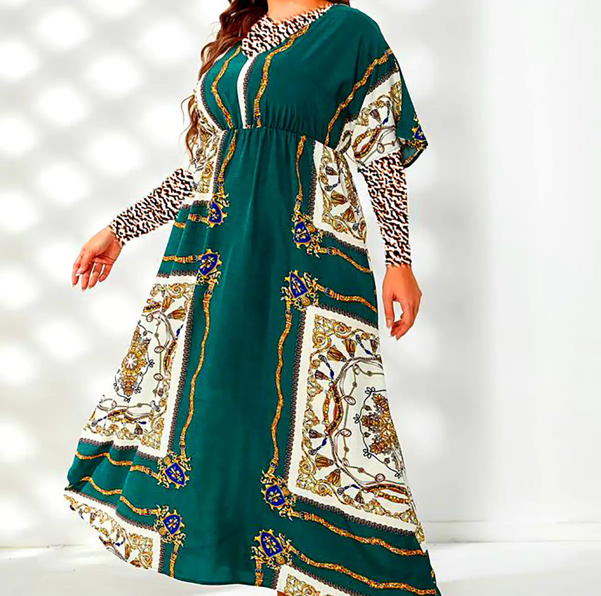 ماکسی طرحدار ساحلی