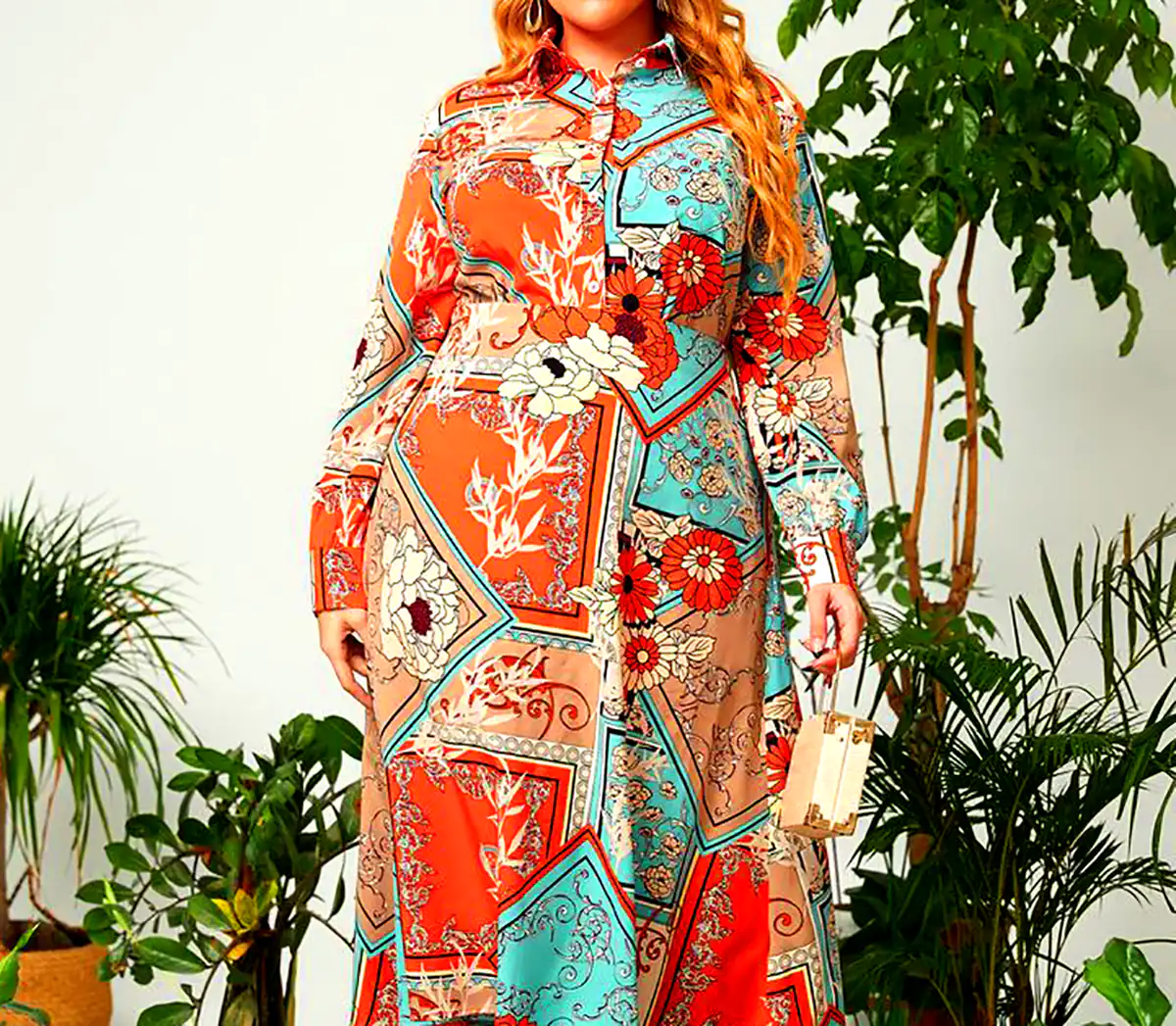 ماکسی طرحدار ساحلی