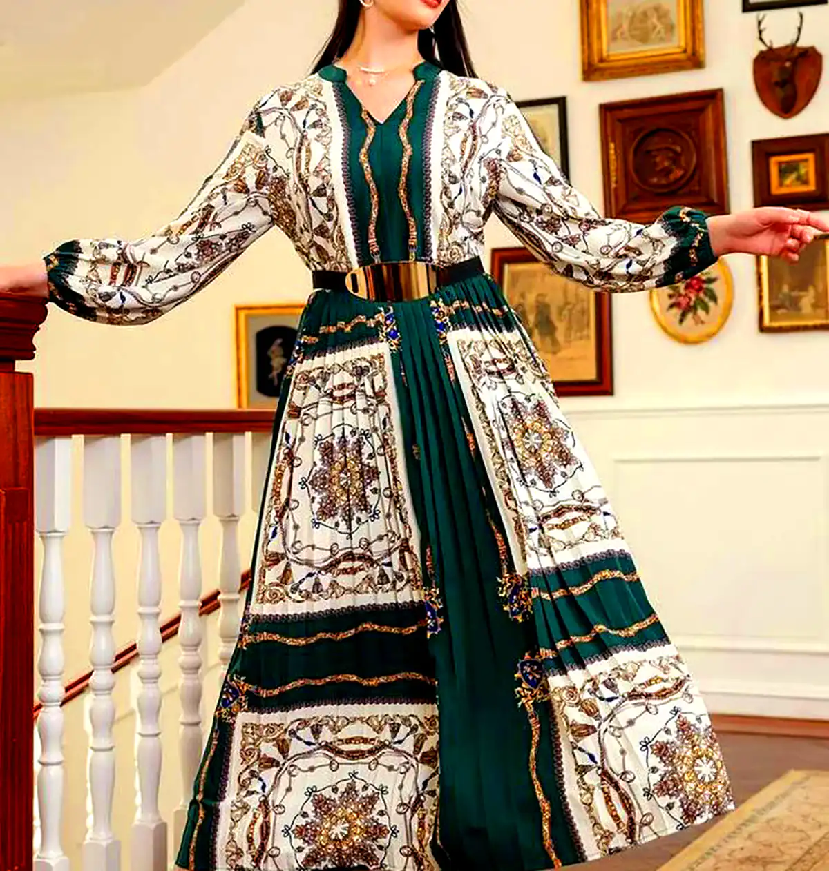 ماکسی طرحدار ساحلی