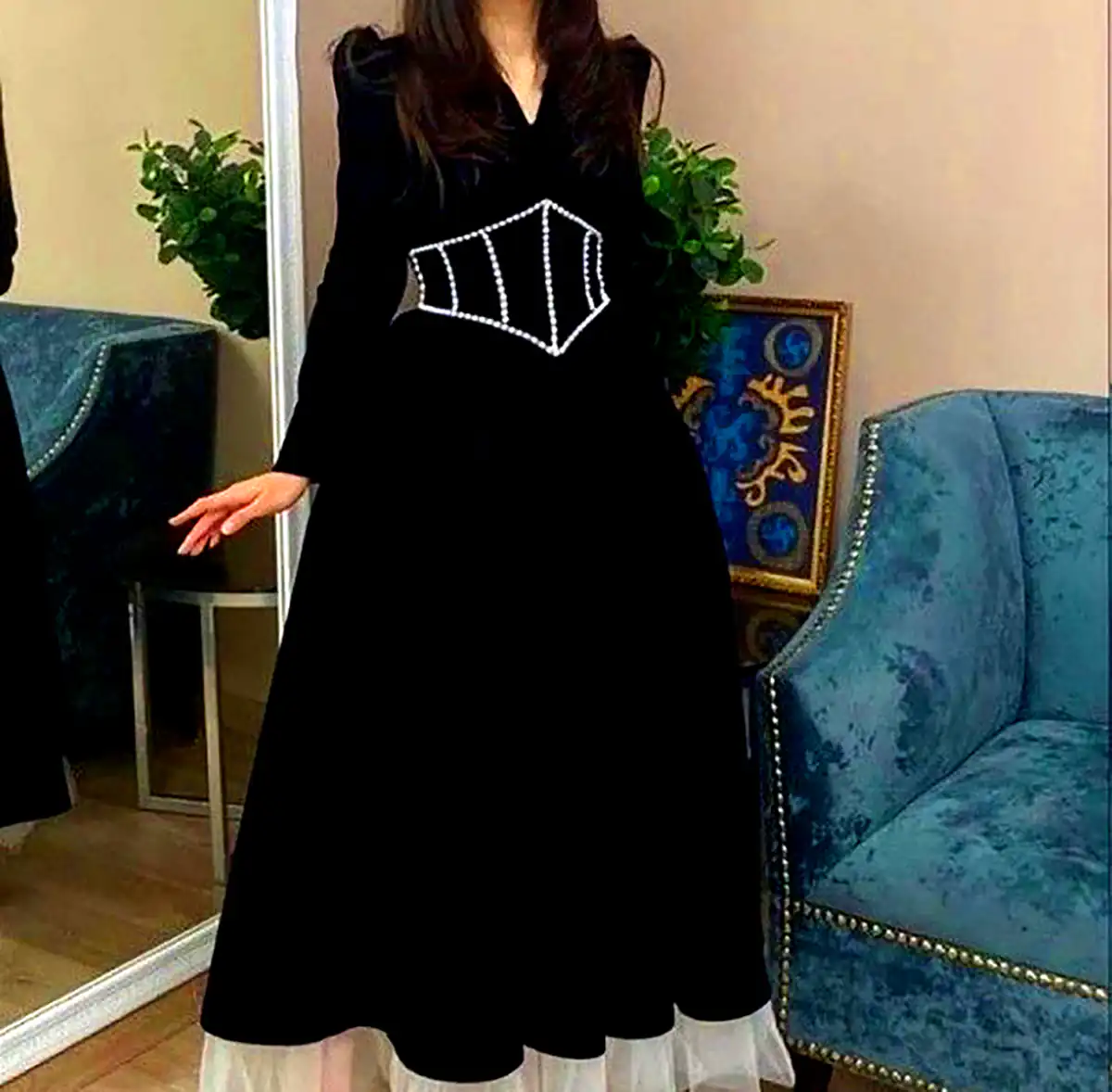 ماکسی مخمل لاکچری