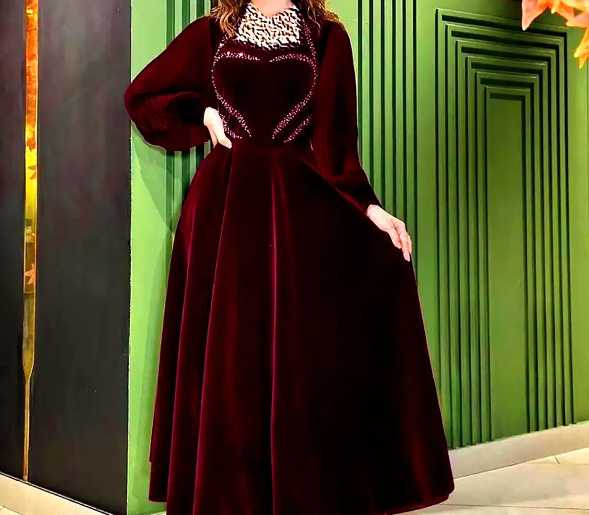 ماکسی مخمل لاکچری