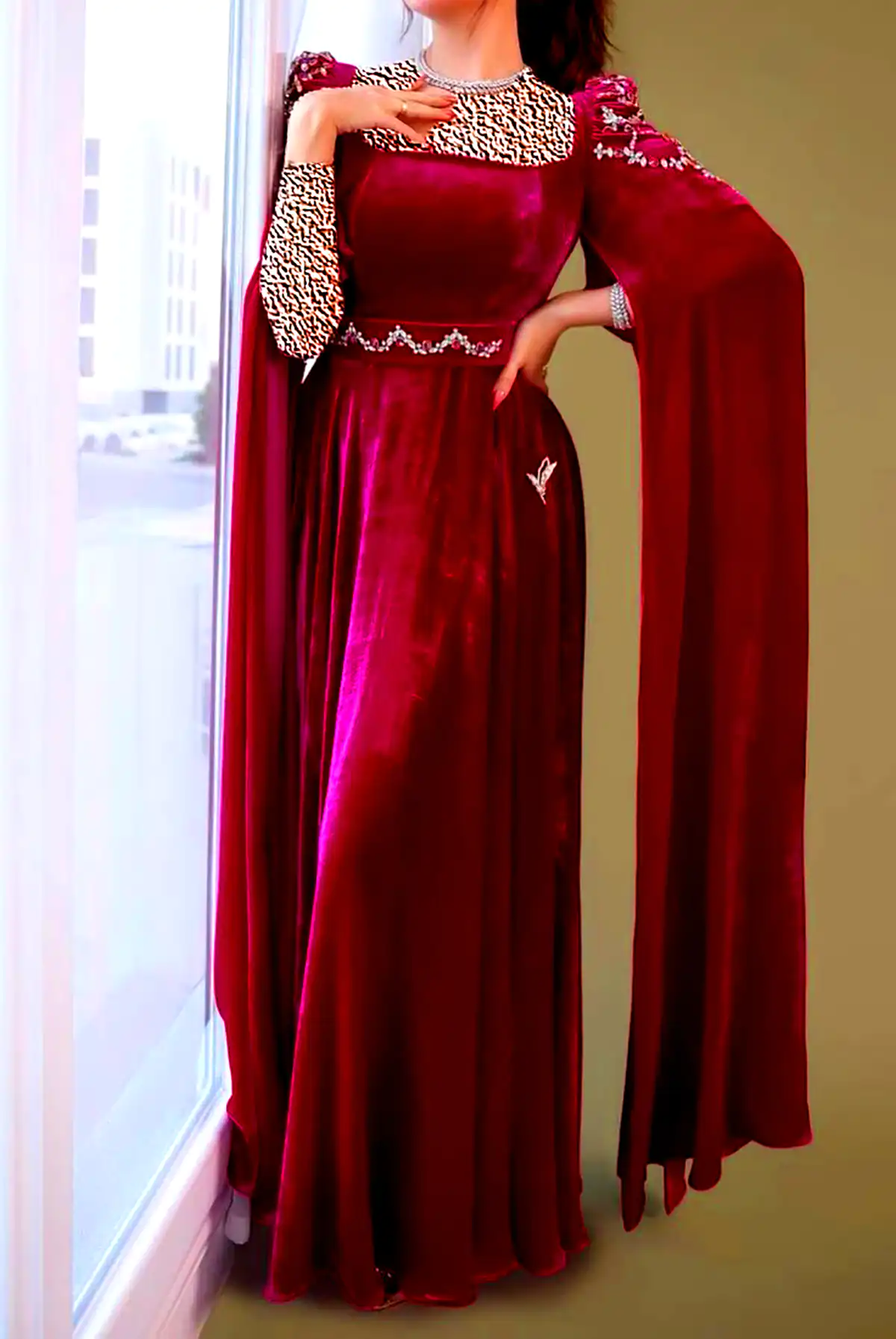ماکسی مخمل لاکچری