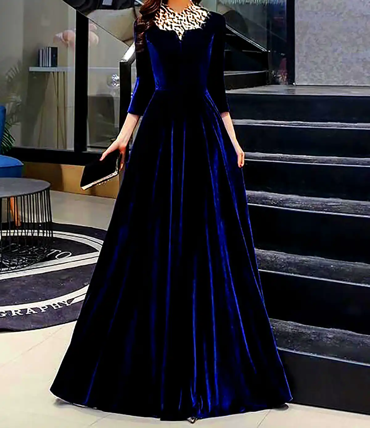 ماکسی مخمل لاکچری