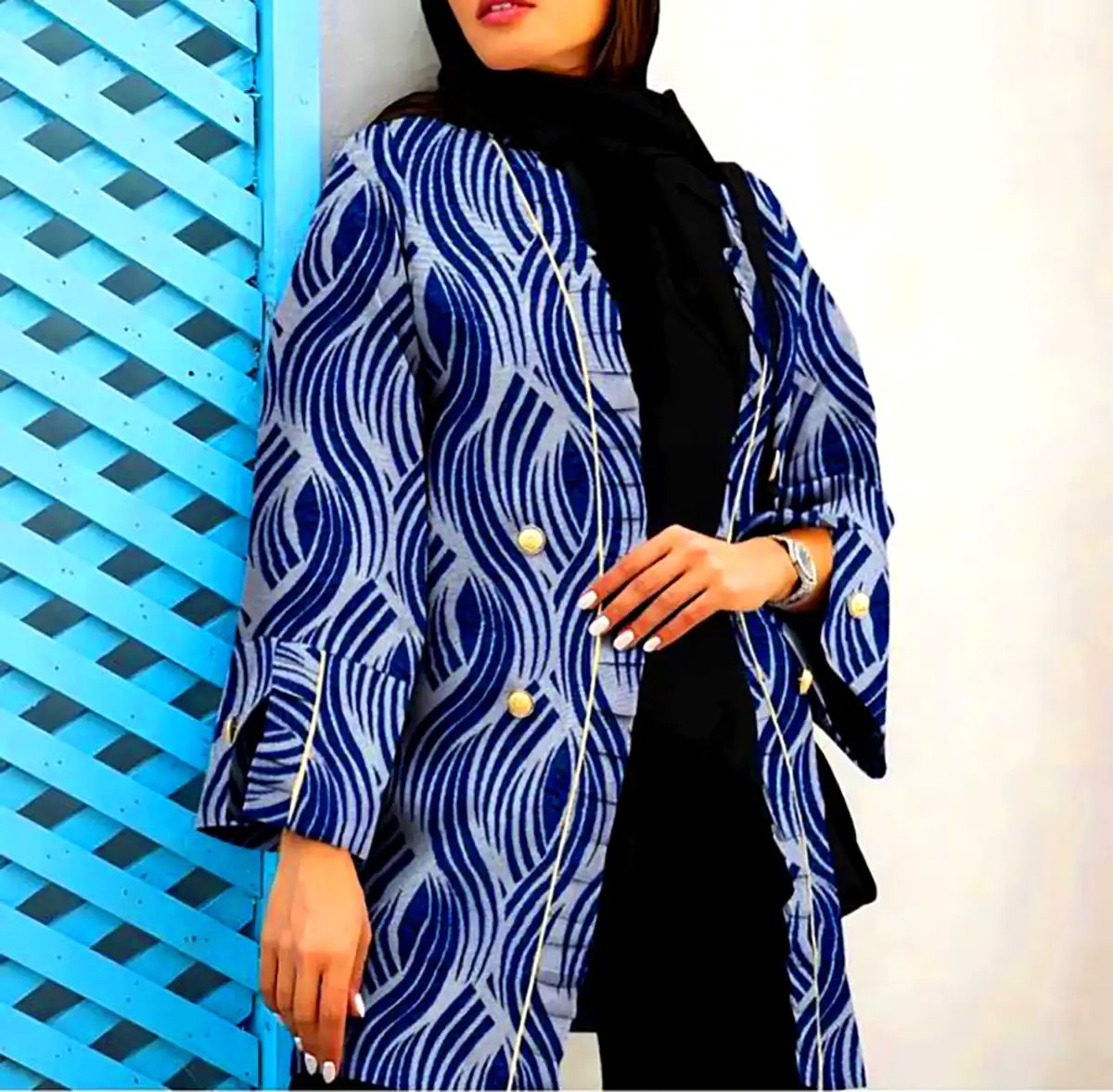 مانتو رنگی وارداتی 