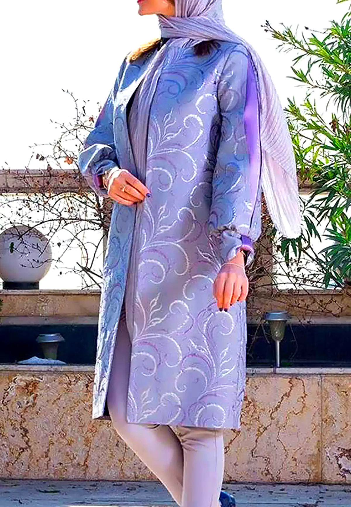 مانتو ساده نخی