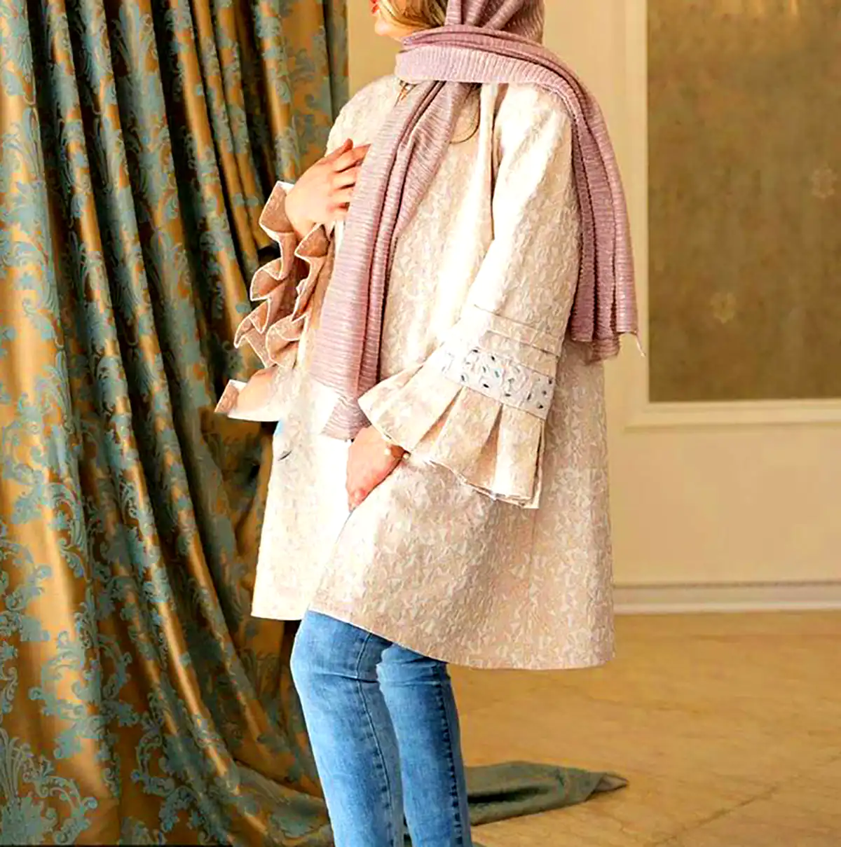 مانتو ساده نخی
